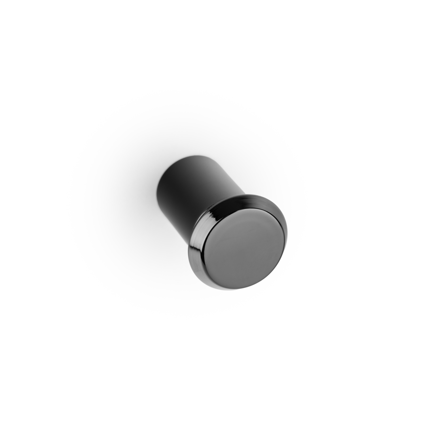 Knop FASE Ø23 aluminium PVD gepolijst titanium