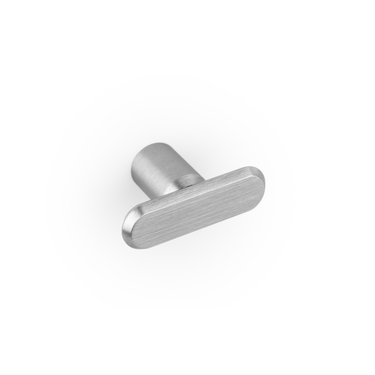 Knop FASE L52 aluminium rvs-look