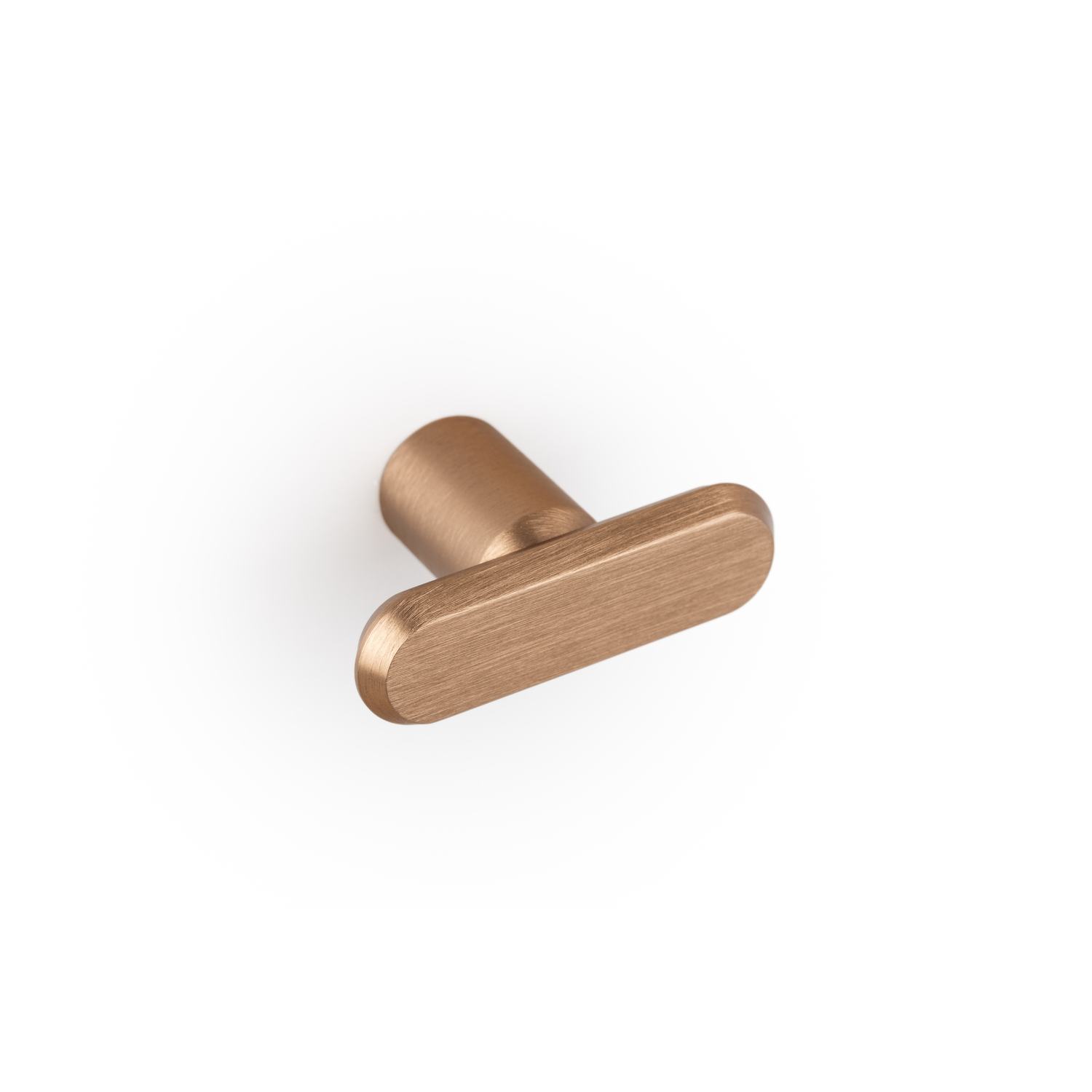 Knop FASE L52 aluminium geborsteld messing cava