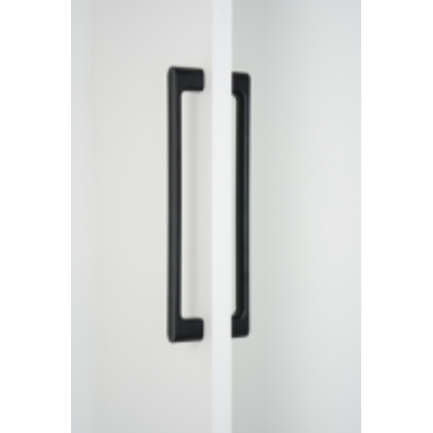 Deurgreep dubbel LUV BIG BA384 L419 zamak mat zwart