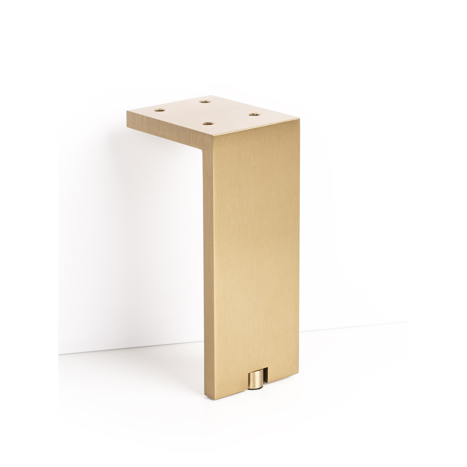 Meubelpootje fonda 80x150mm alu geborsteld goud