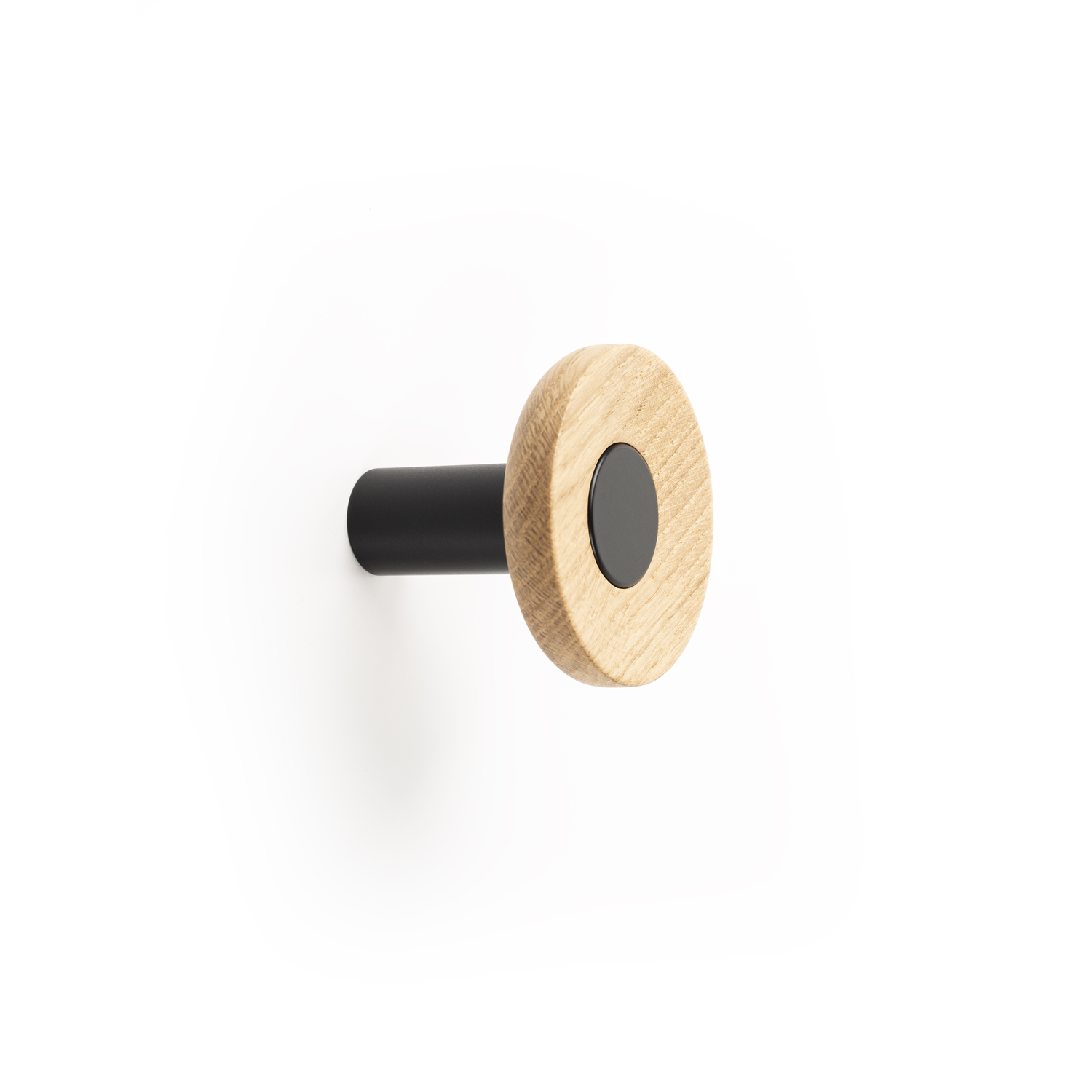 Jashaak ZOOT Ø60 hout / aluminium mat zwart / eik