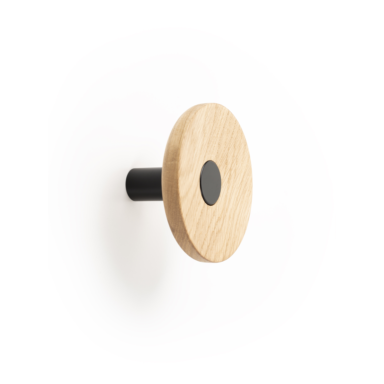 Jashaak ZOOT Ø90 hout / aluminium mat zwart / eik