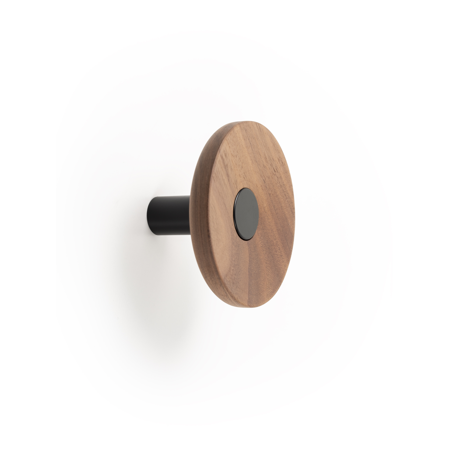 Jashaak ZOOT Ø90 hout / aluminium mat zwart / walnoot
