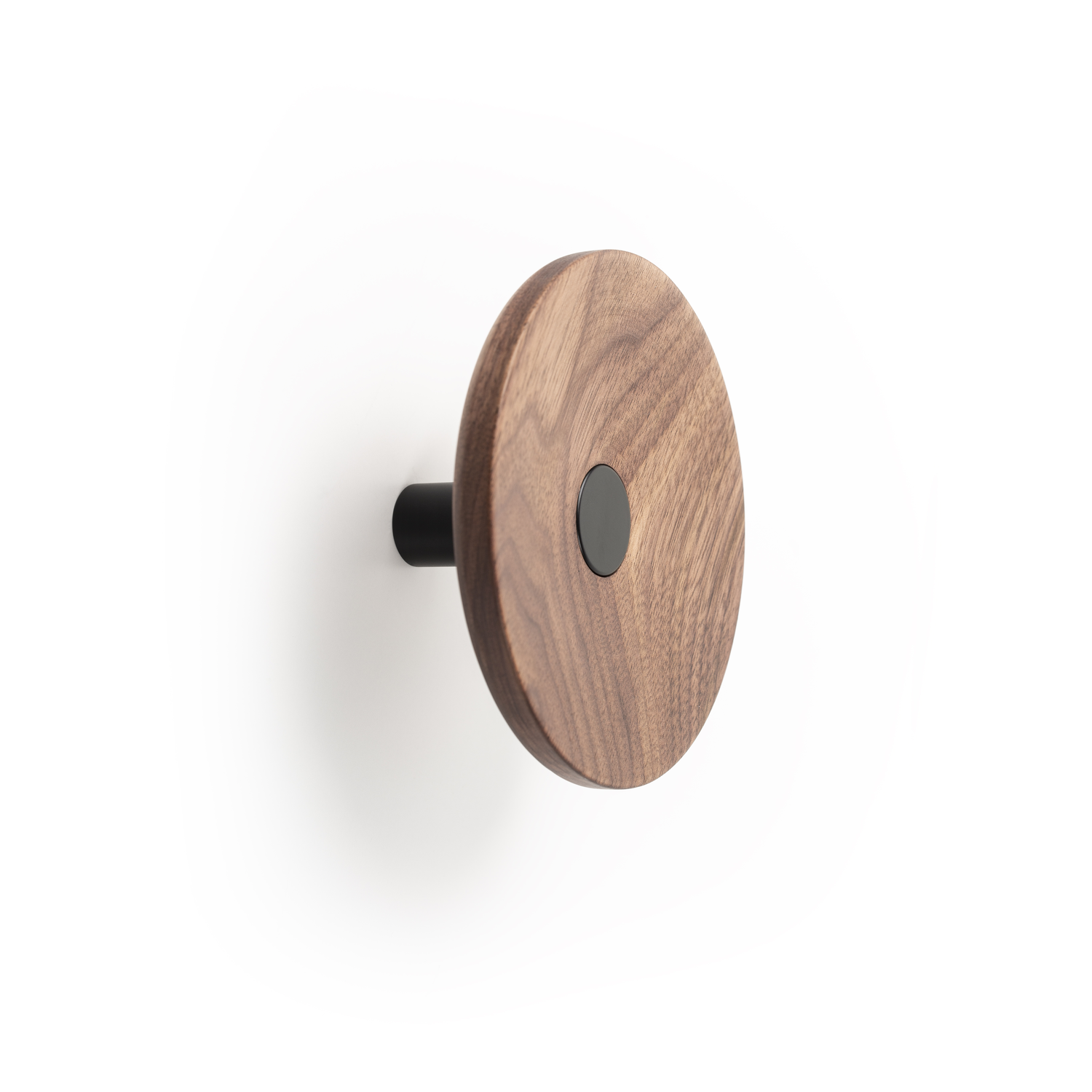 Jashaak ZOOT Ø120 hout / aluminium mat zwart / walnoot
