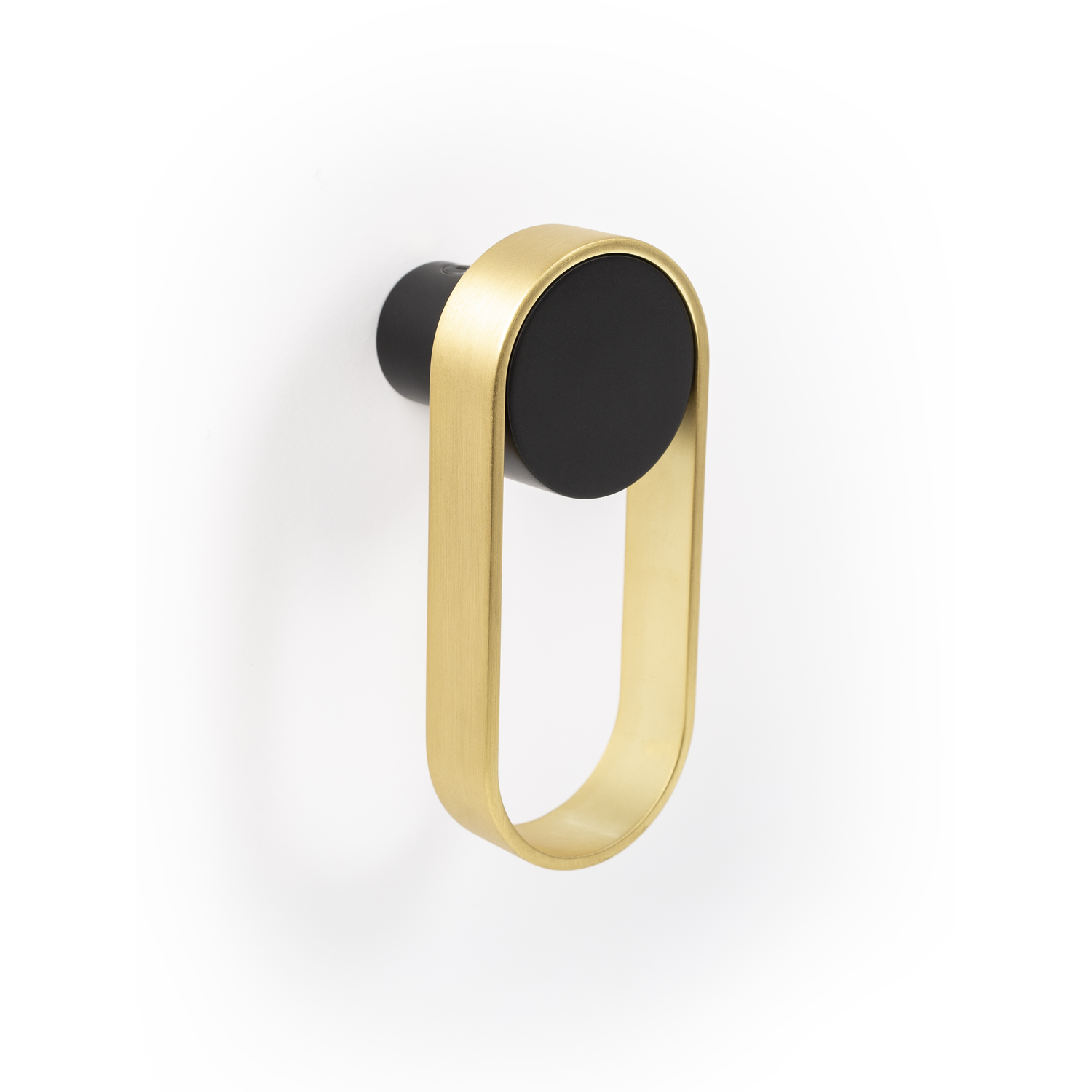 Jashaak ORBIT L45 zamak mat zwart / geborsteld koper
