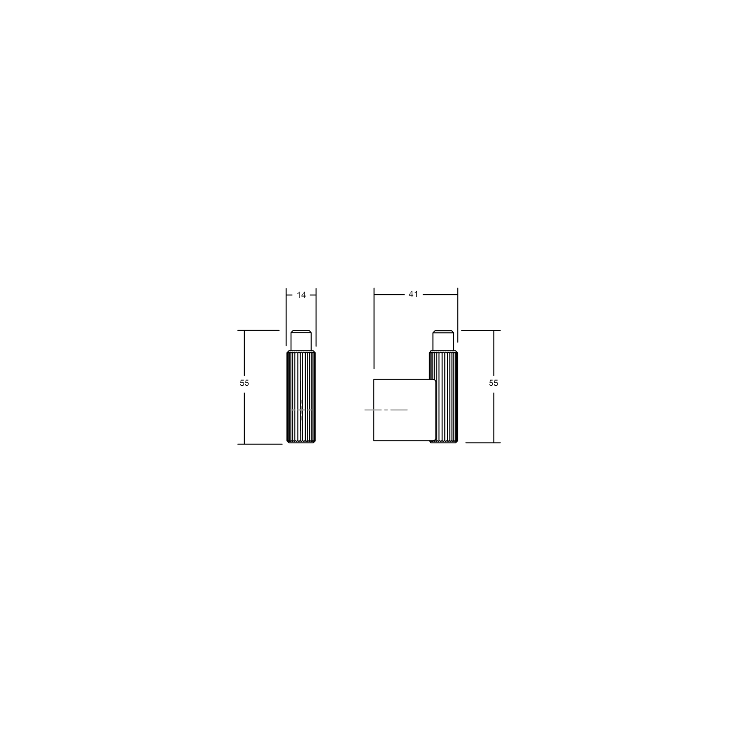 Jashaak ARPA L41 aluminium geborsteld zwart