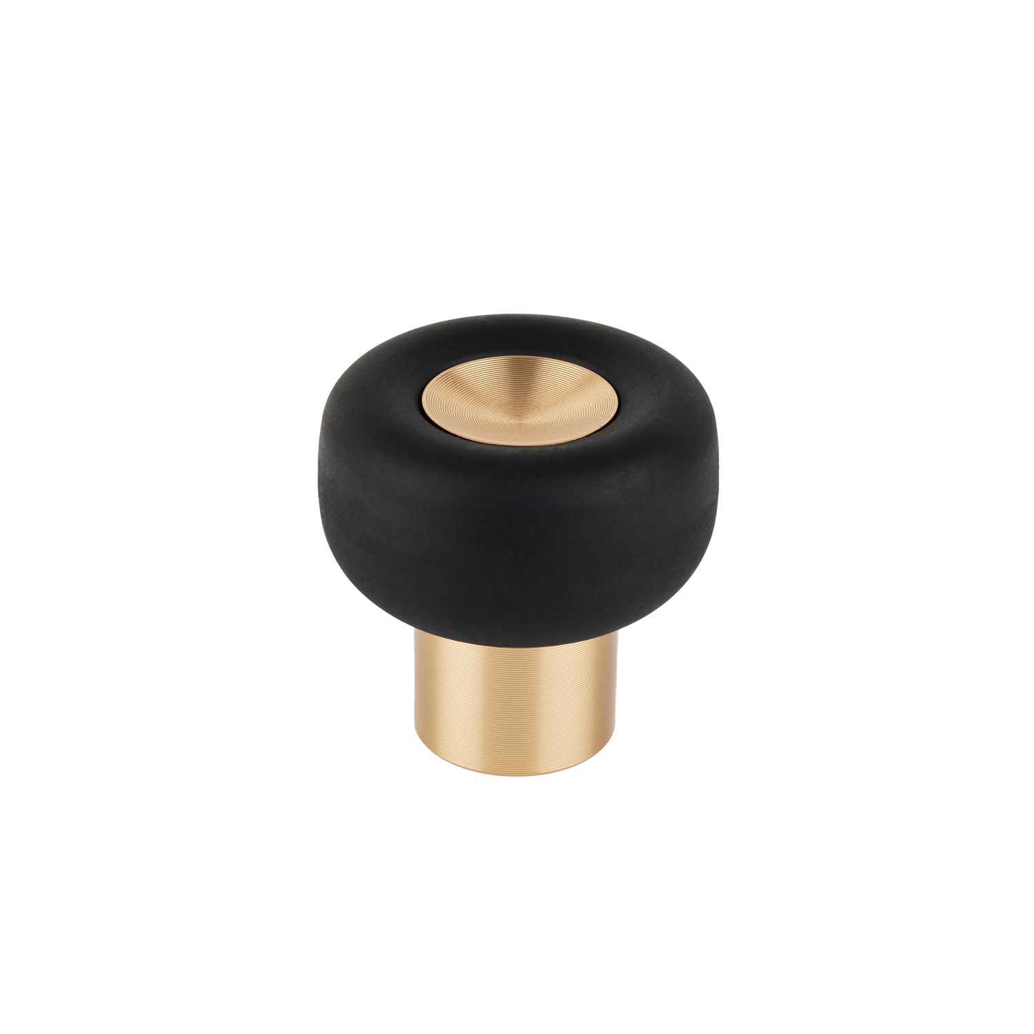 Deurstopper BUGGY Ø47.1 aluminium geborsteld messing cava