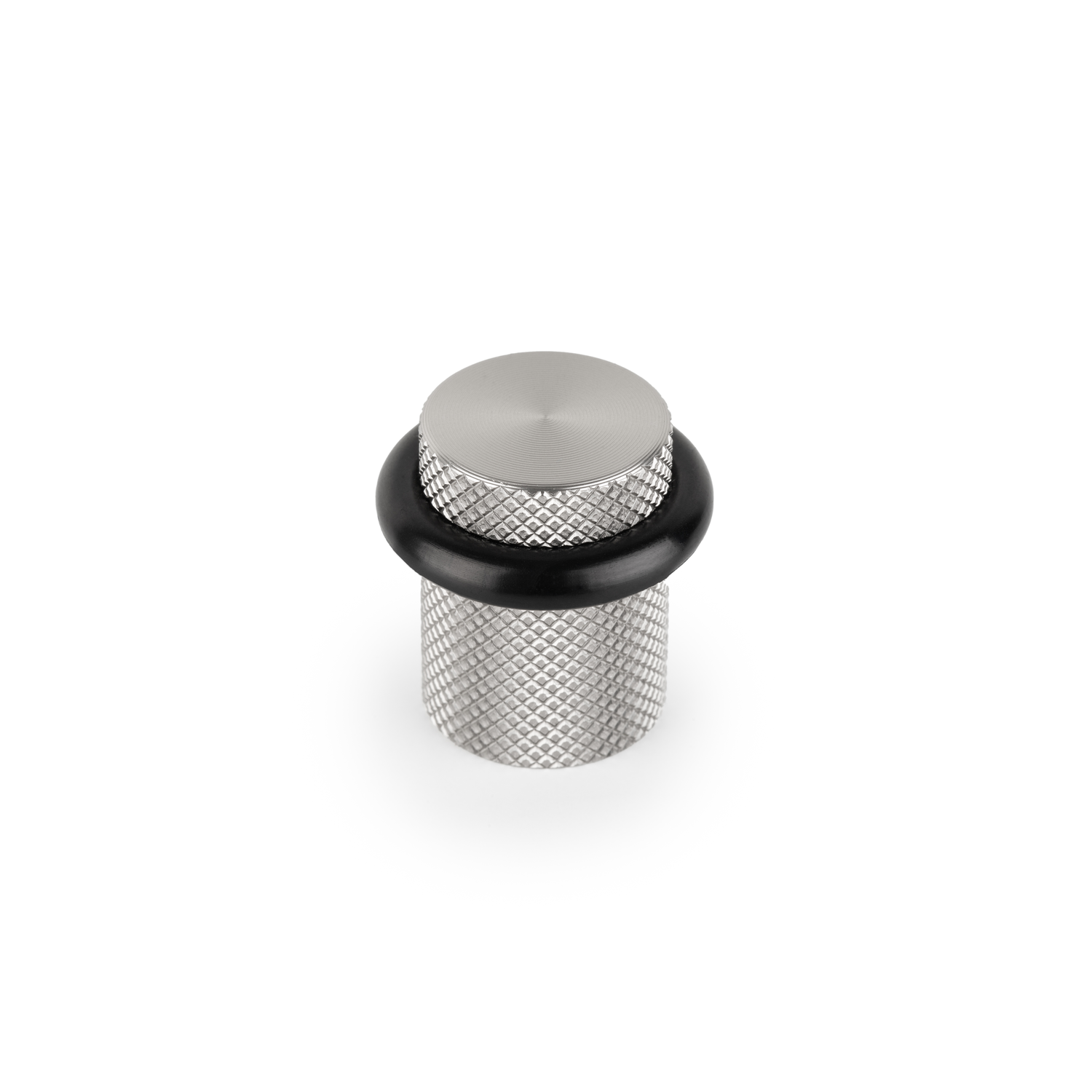 Deurstopper GRAF Ø27 aluminium rvs-look