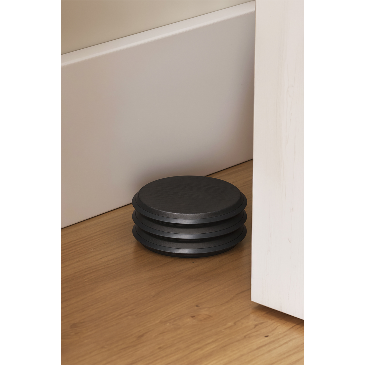 Deurstopper PULSE Ø66 hout zwart hout