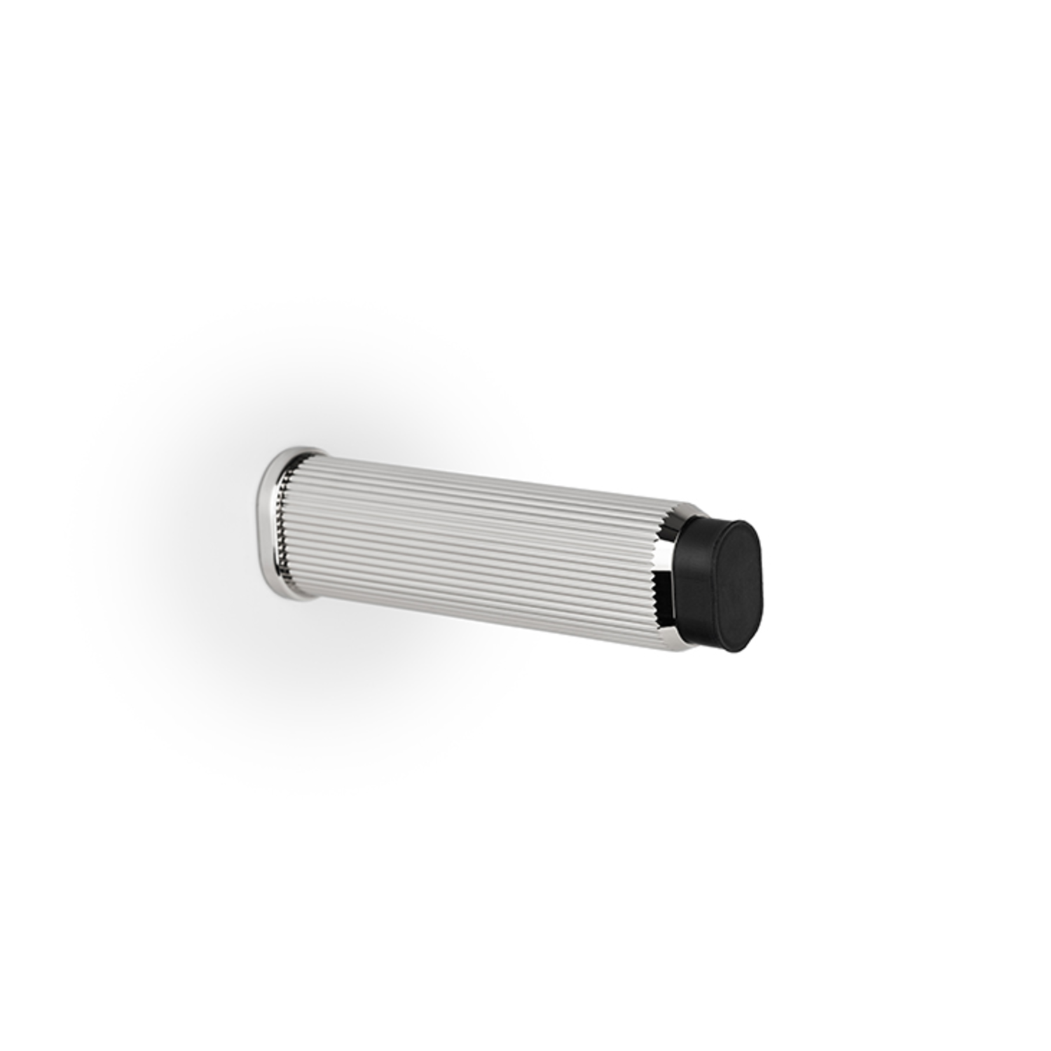 Deurstopper BROOKLYN Ø50 aluminium gepolijst nikkel