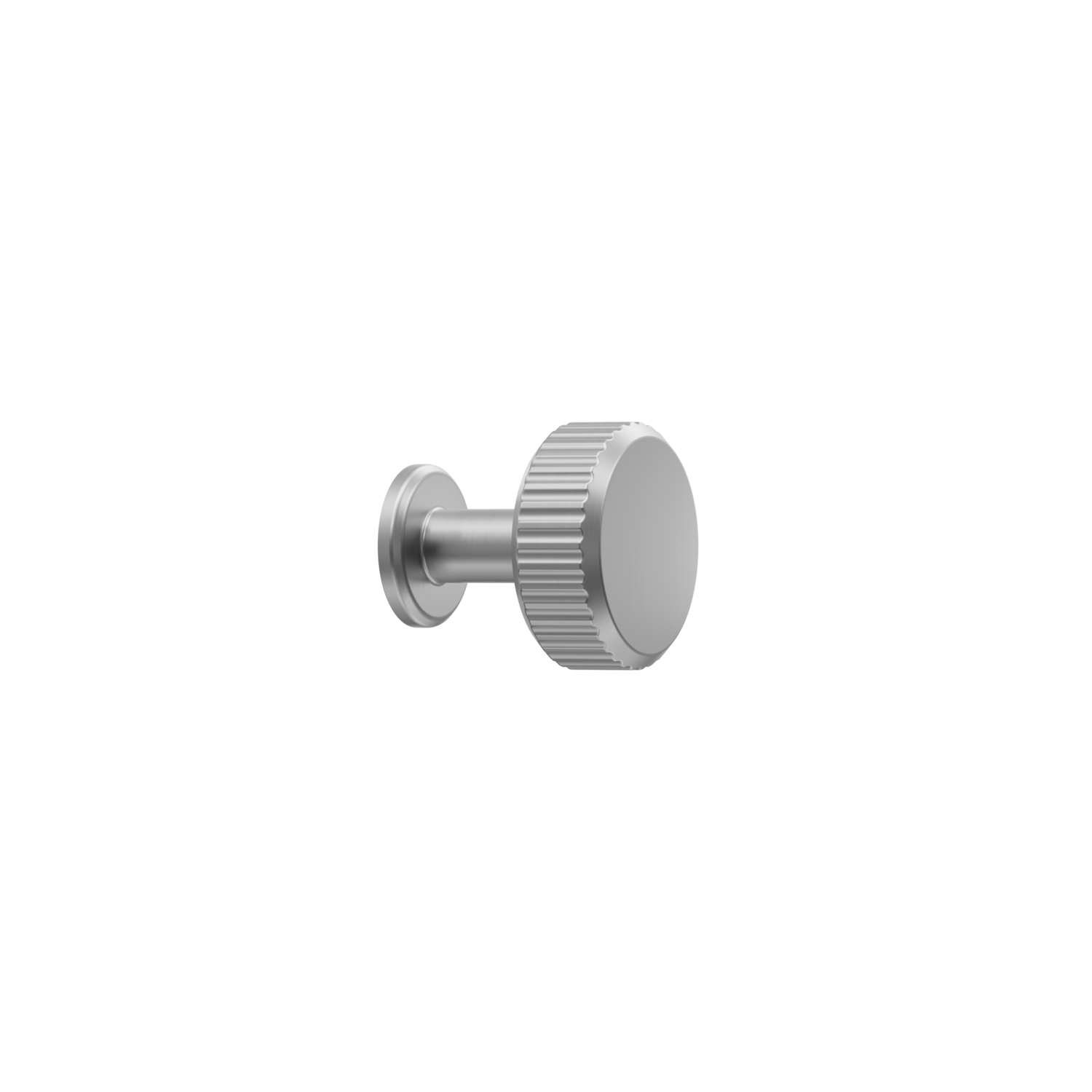 Knop VILLA ROUND Ø30 H32 zamak rvs-look