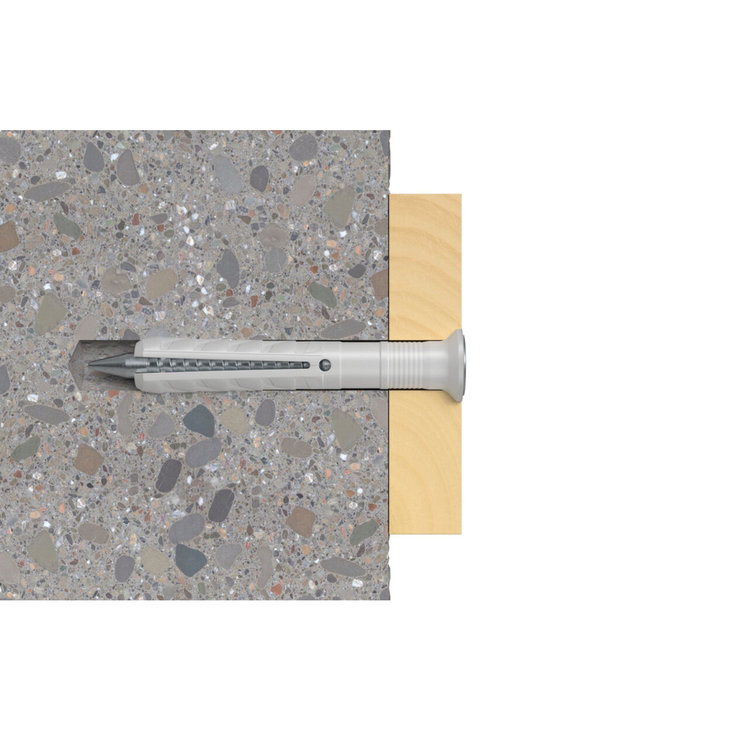 Nagelplug Fischer N8 x 100S met schroef