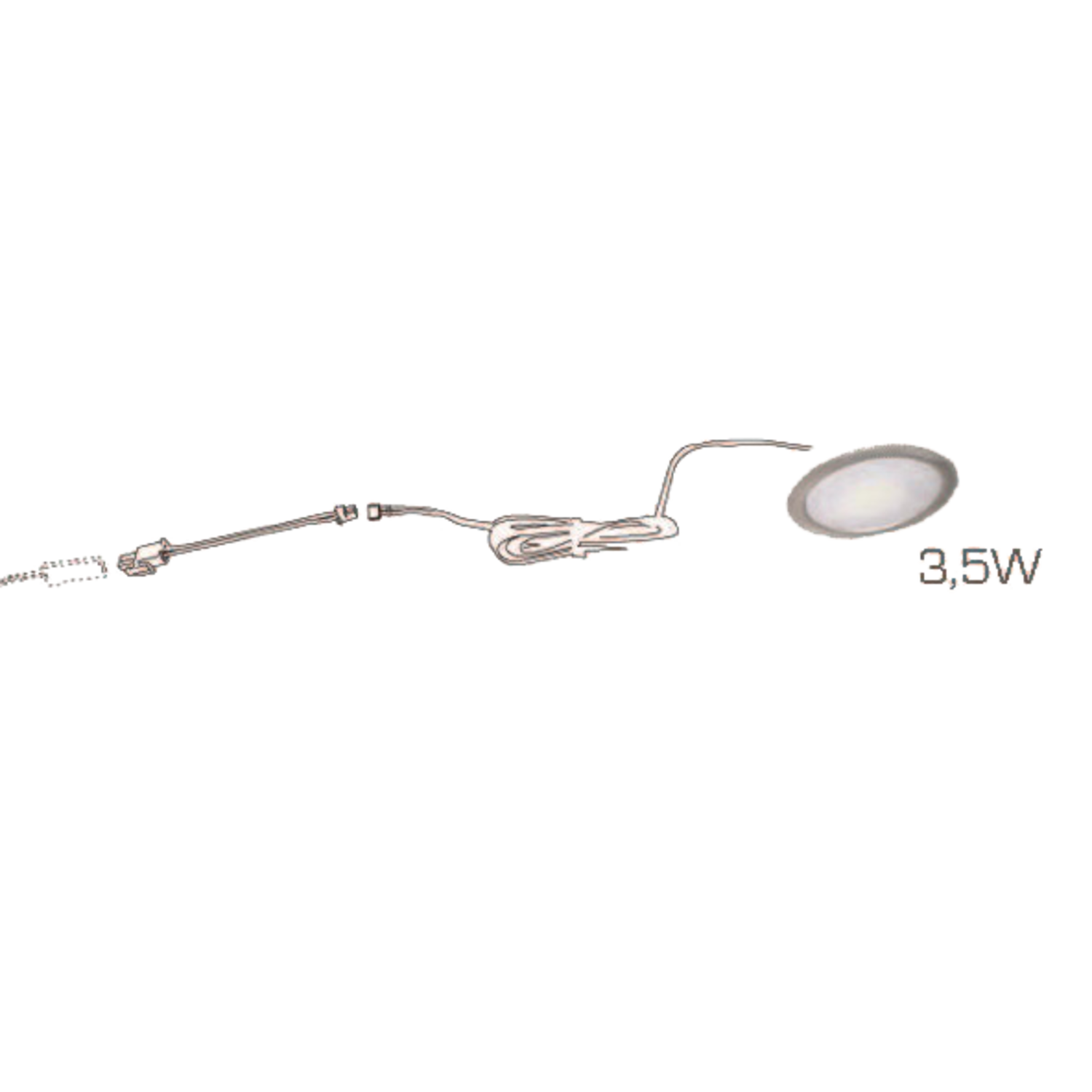 Serie aansluitingkabel Sun led (1 per spot)