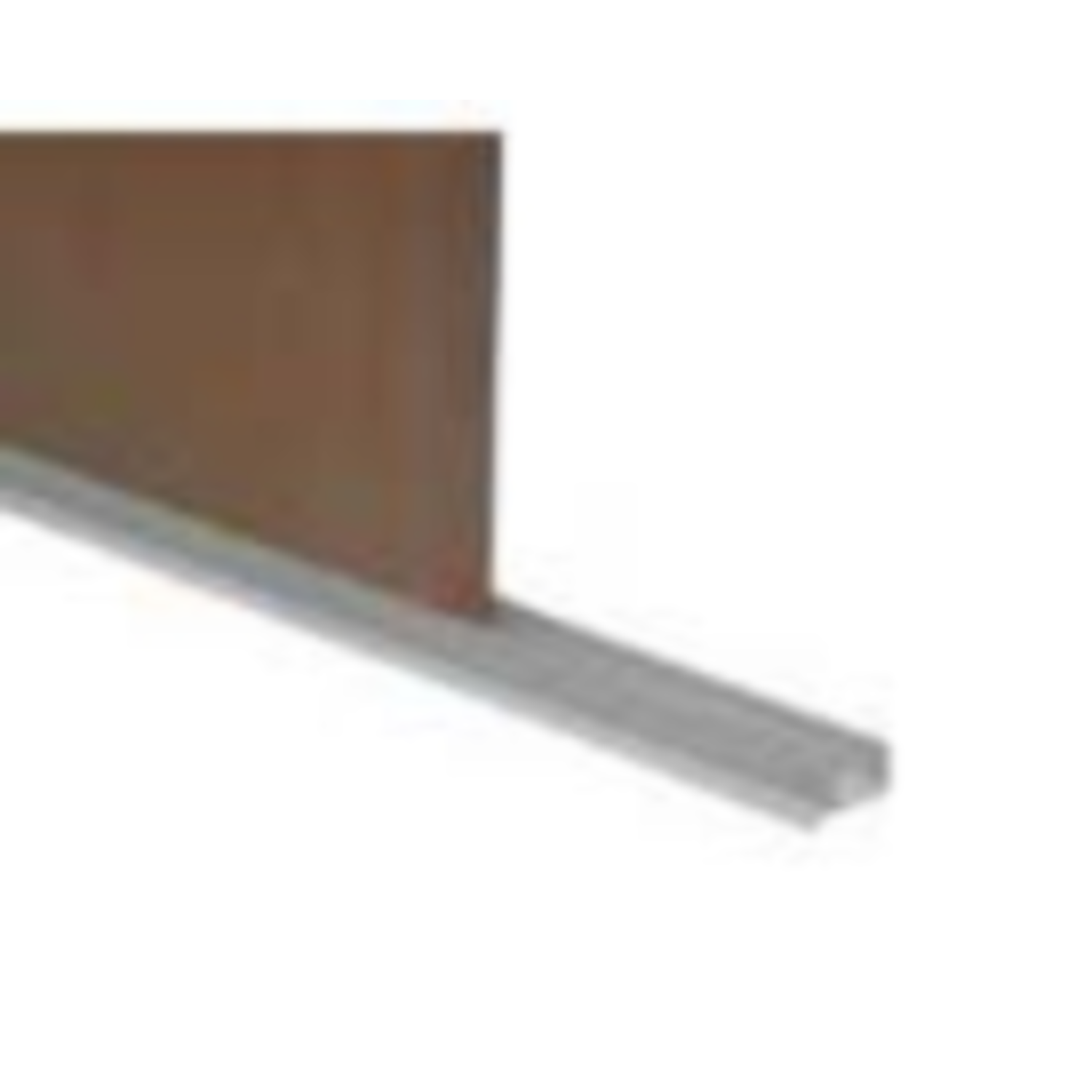 U-prof.vr plinten 16/18mm (4m) zwart