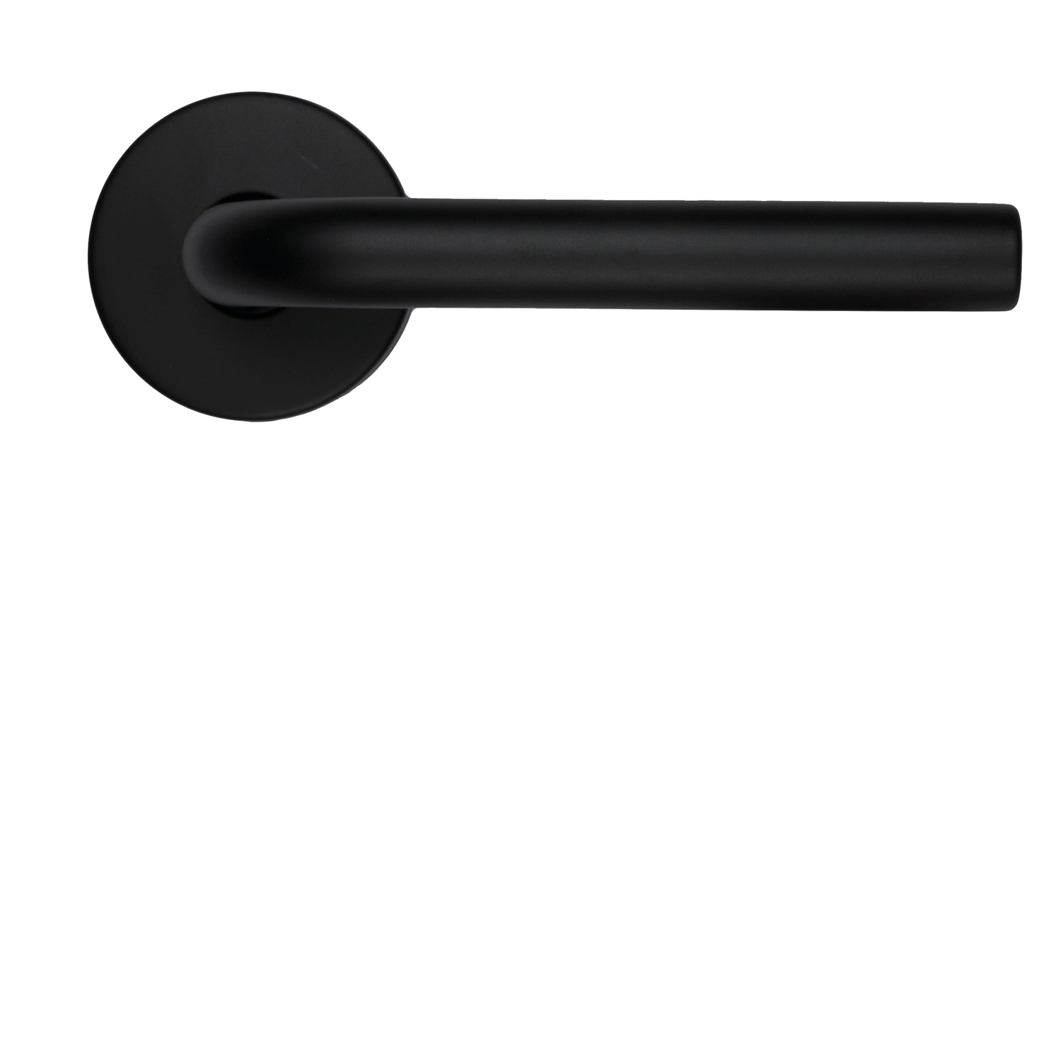 Deurkruk Pro l shape 16mm zwart r+no key
