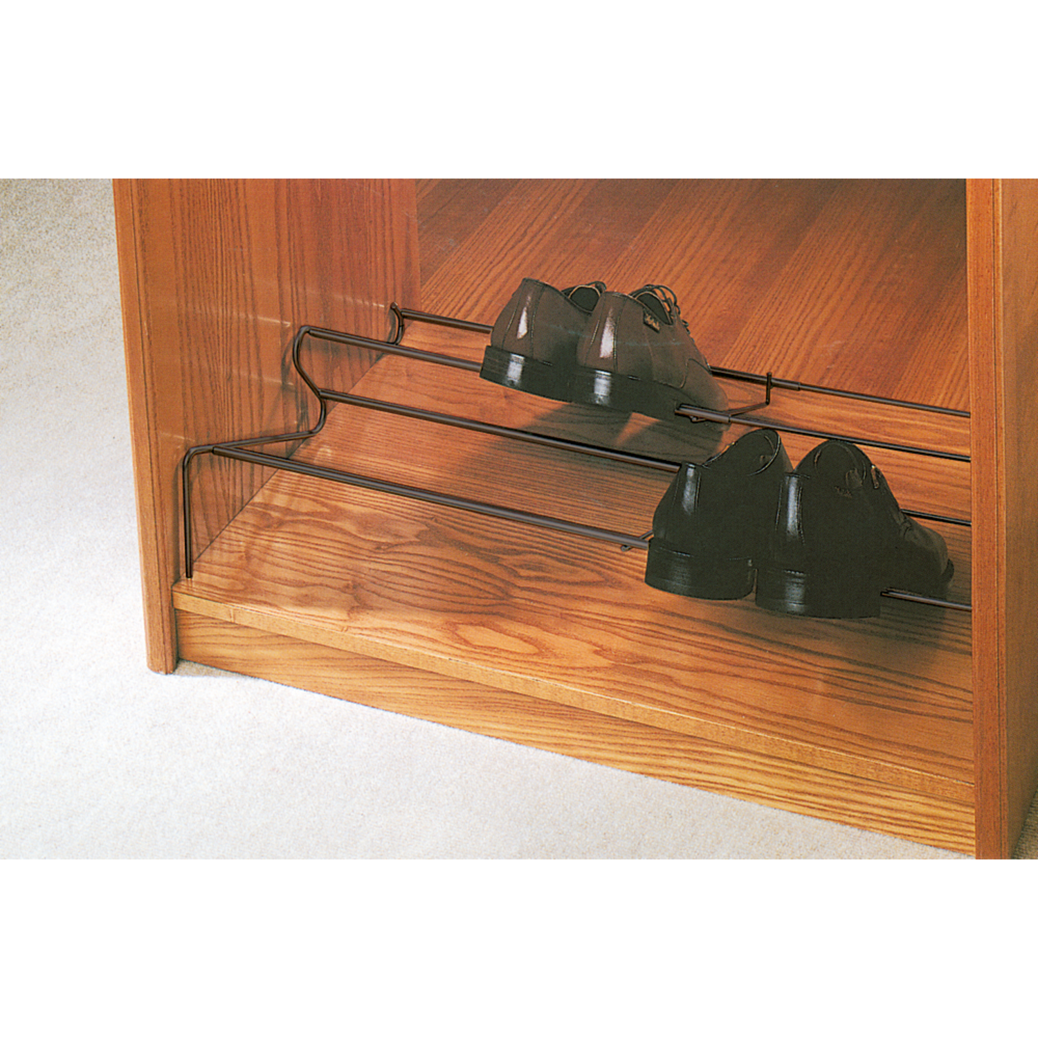 Schoenrek 60/100cm antraciet d.43cm vast