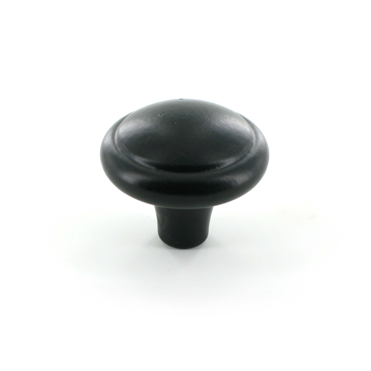 Knop snowdon gietijzer zwart dia. 34mm