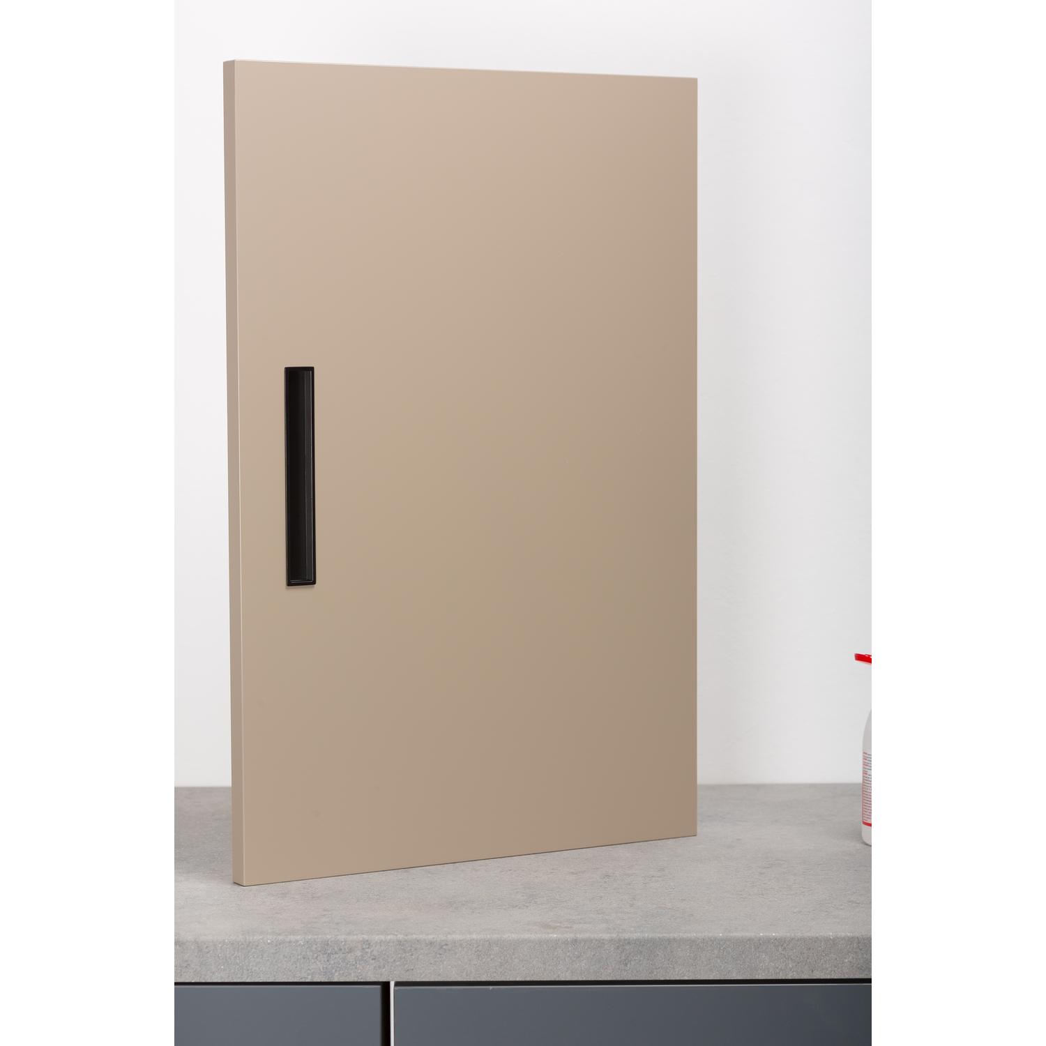 Greep CUBIC L160 zamak mat zwart