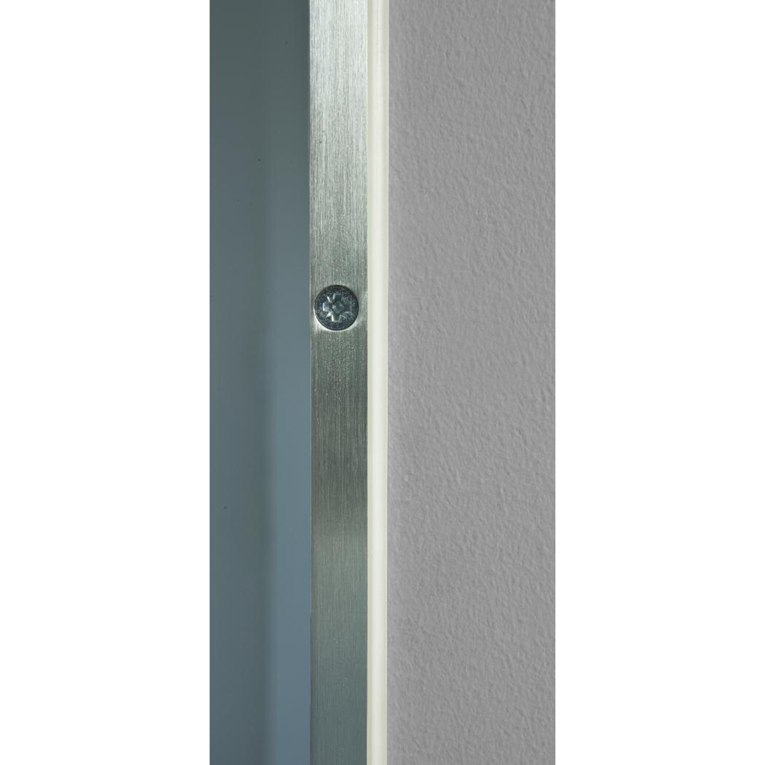 Eindprofiel rvs glans met pvc profiel10x10xl3000mm