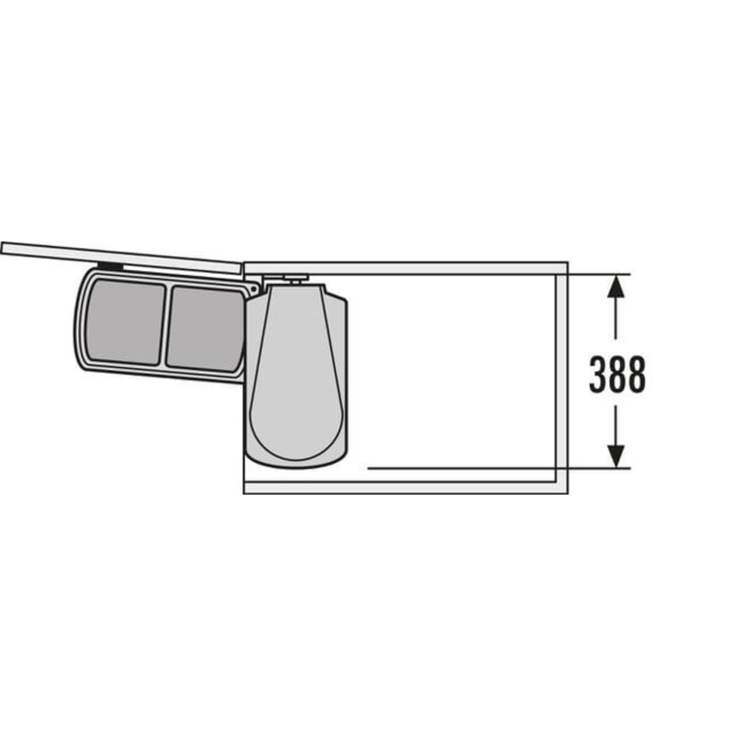 Hailo duo rvs 16l