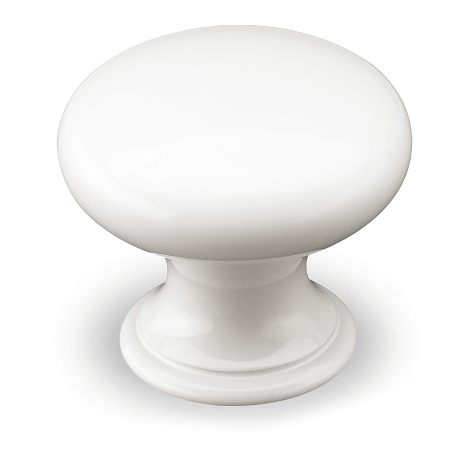 Knop Cirpi, H 27 mm, ø 30 mm, Wit