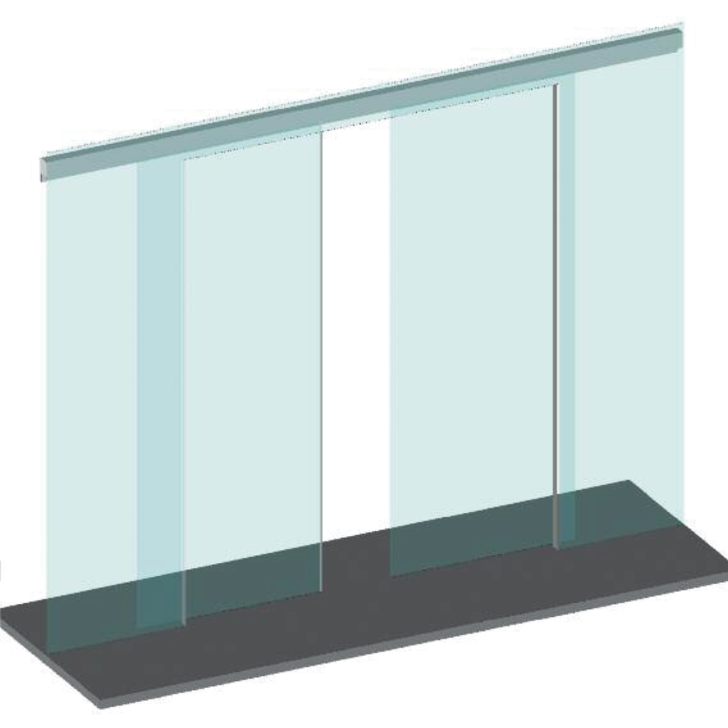 Zelfklevende dichting met inkortbare afdeklip, voor 8/13.5 mm glas, B21 +20 L3000, transparant