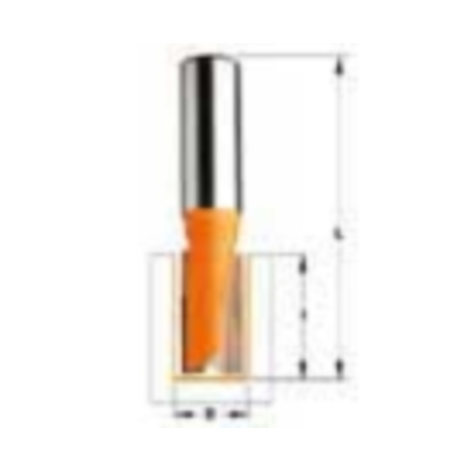 Rechte frees d=16 mm i=20 l=57 hw