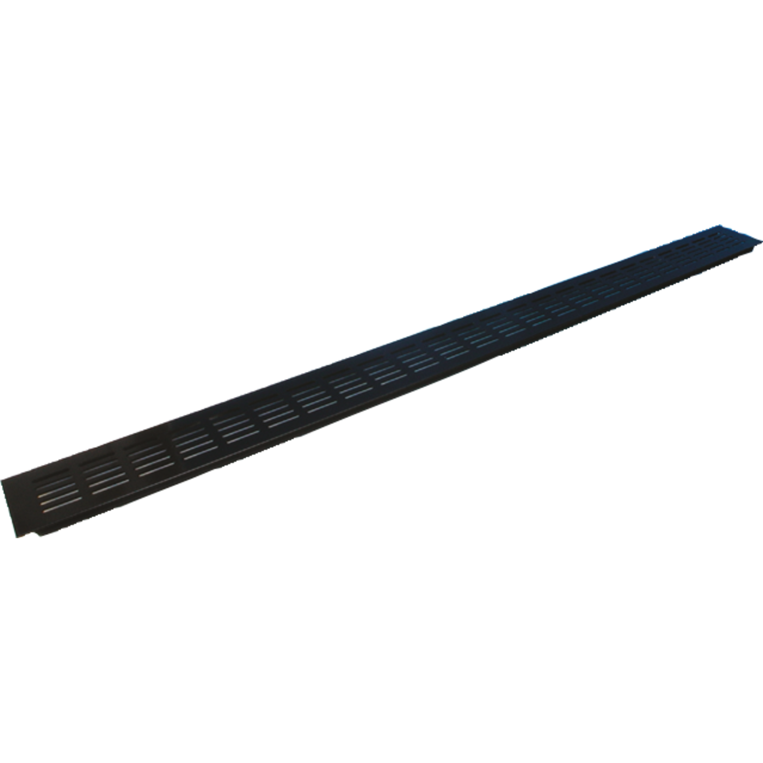 Luchtrooster 381/60 zwart/bruin 500mm ral8022
