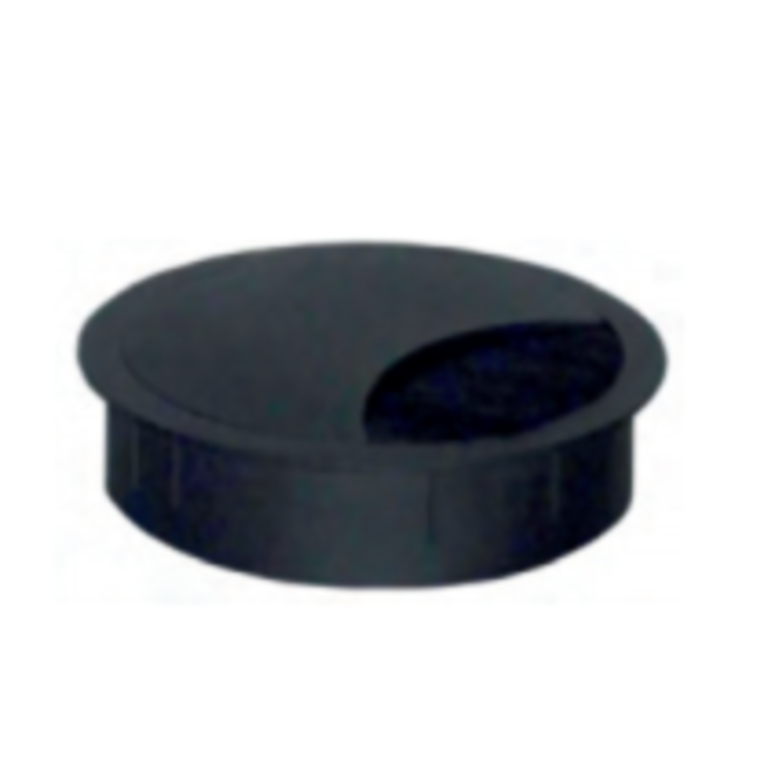 Kabeldoorvoer Exit R zamak zwart gelakt d:80mm