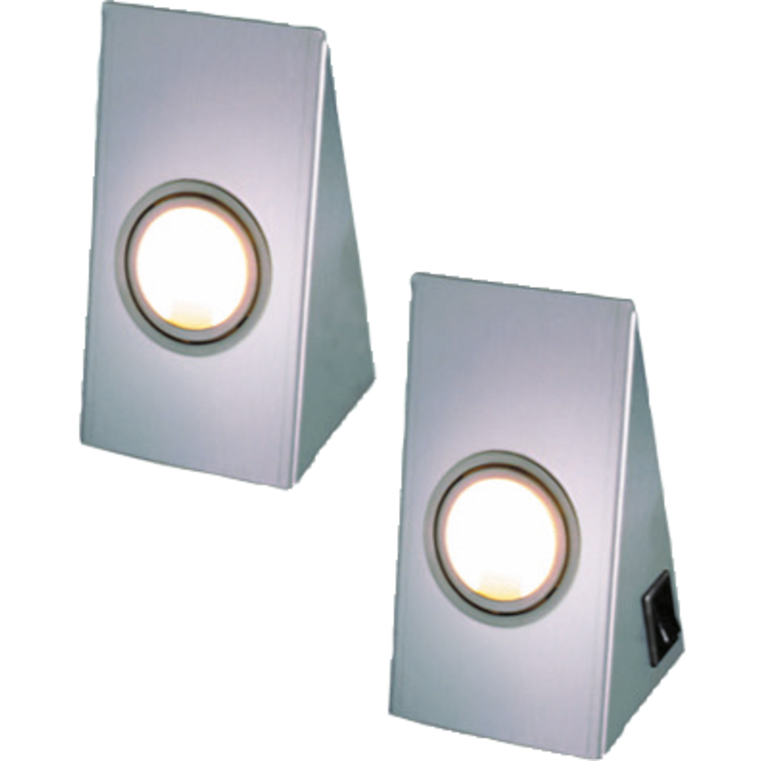 Omega set alu 2x20W,12V+schakelaar