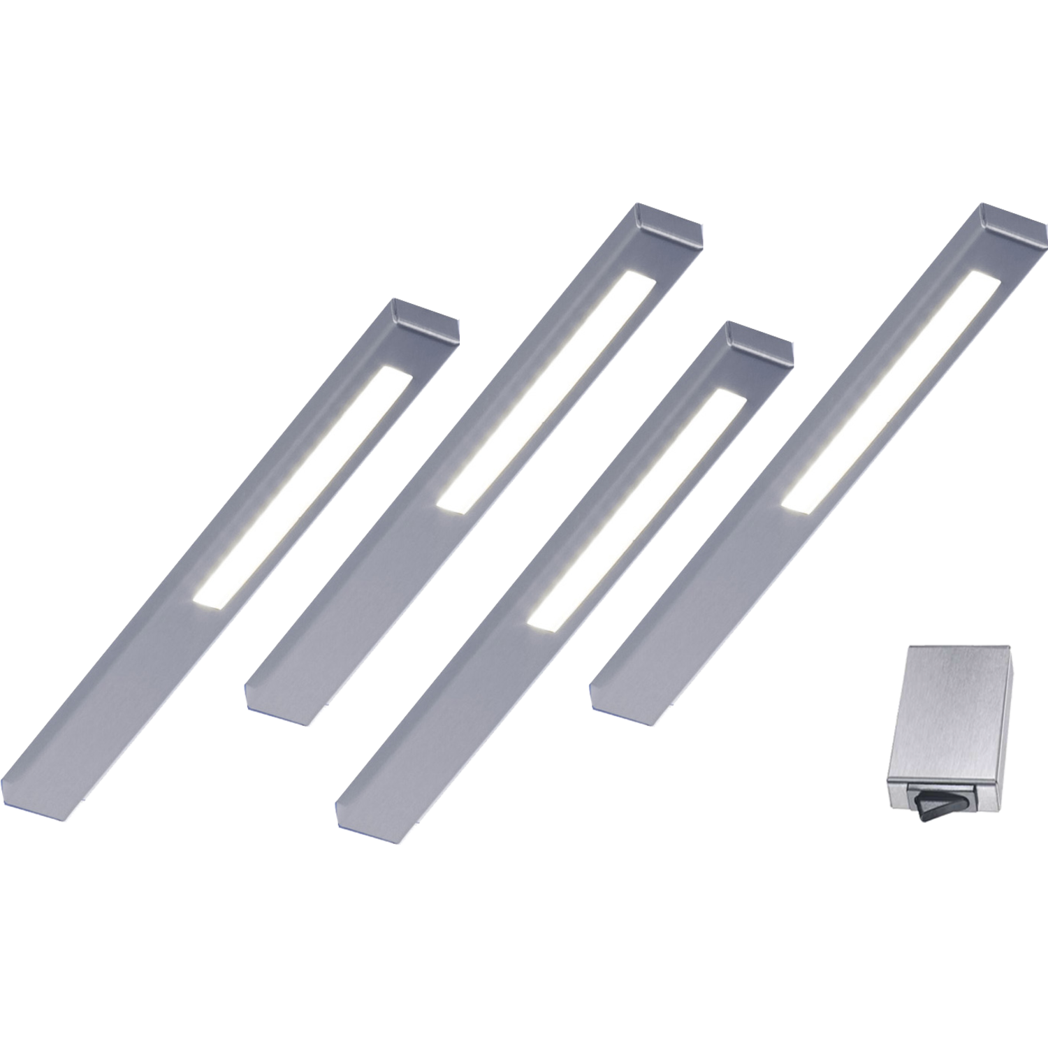 Slim led-Set 4 x 2.8w 12V 3500k RVS