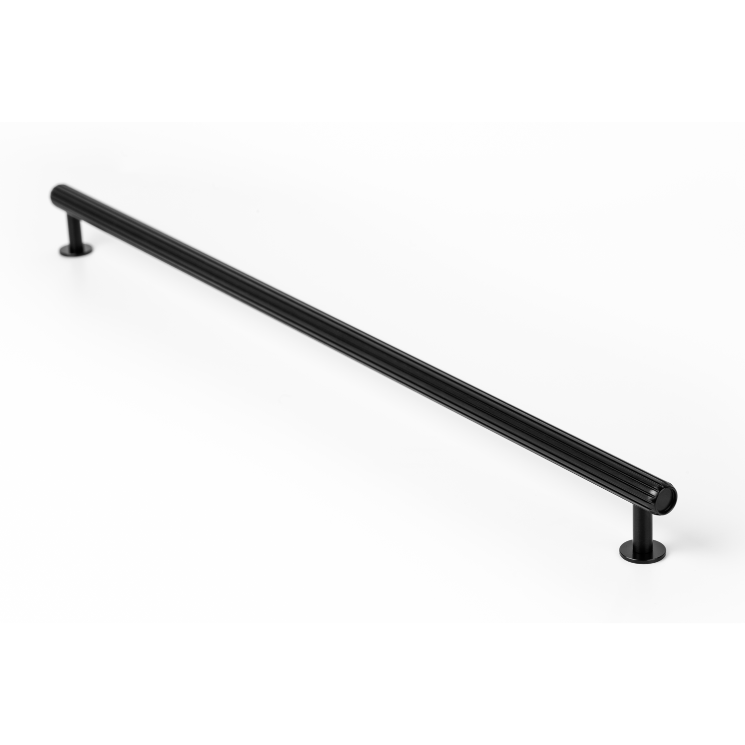 Greep RILLE BA480 L510 aluminium geborsteld zwart