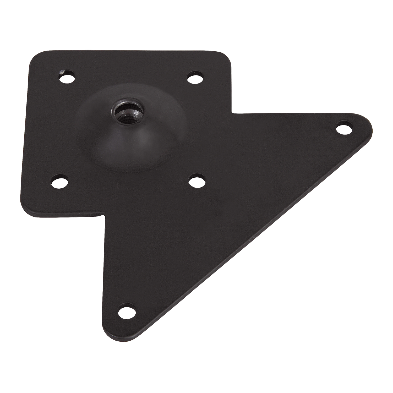 Tafelpoot Q80 zwart mat 80x80mm h71 regelbaar