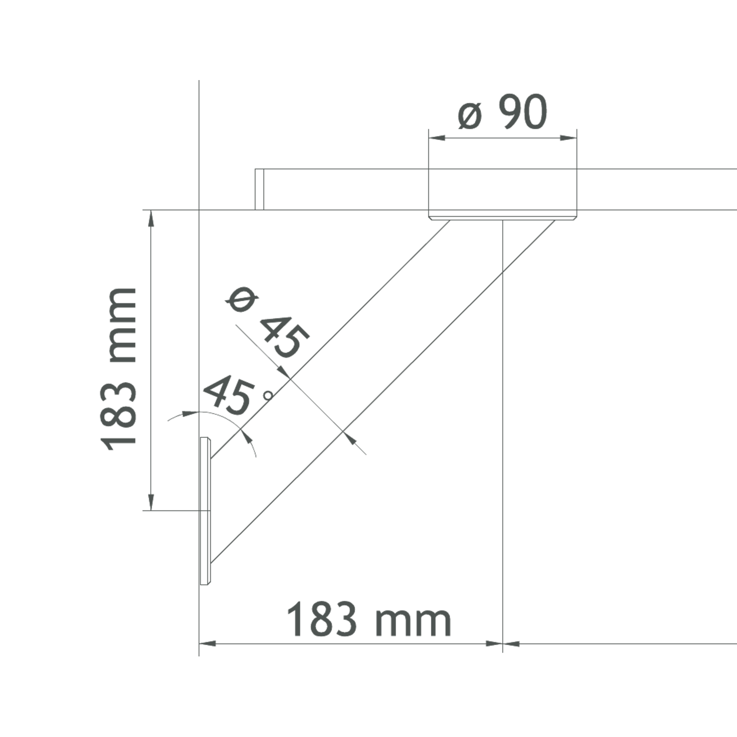 Barsteun Brindisi d.45mm rvs