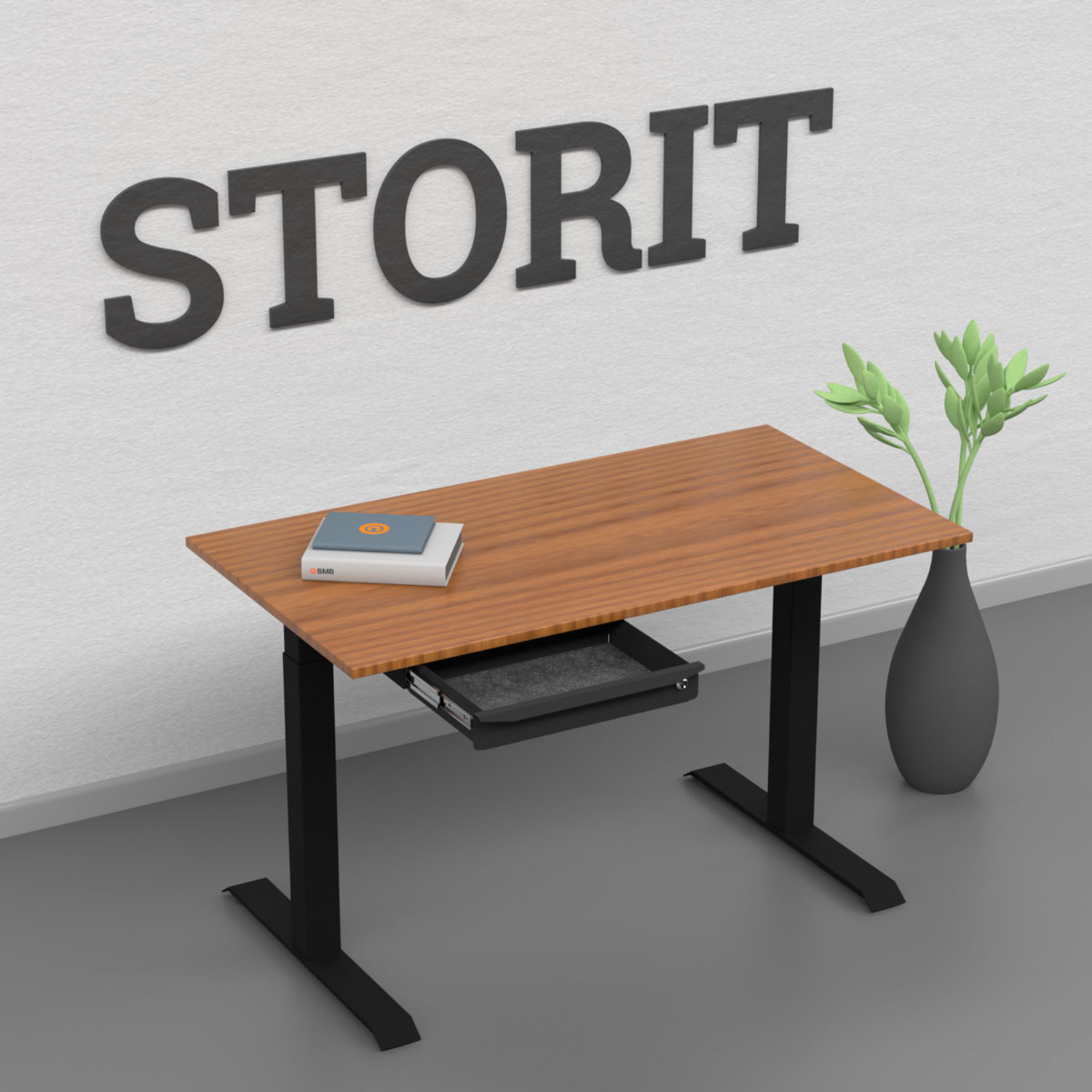 Schuiflade storit zwart