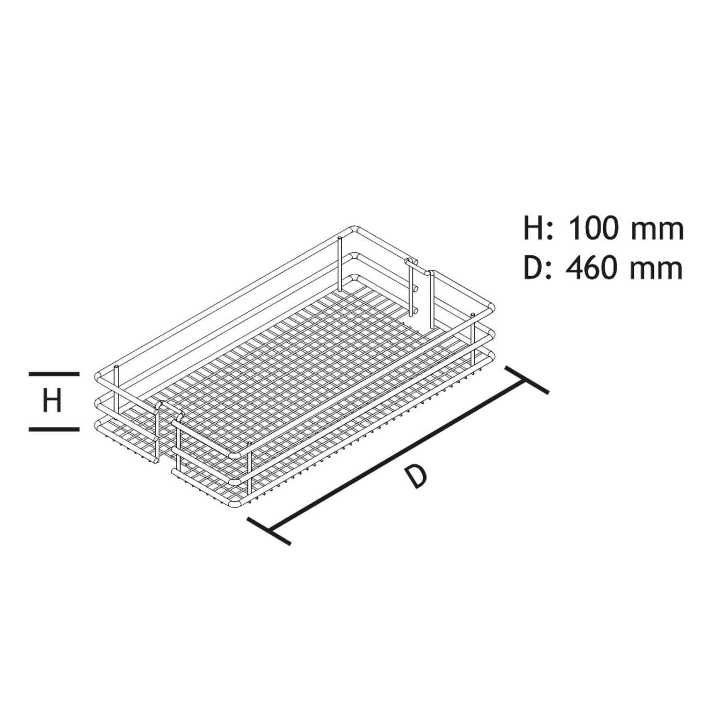 Korf saphir voor kolomkast chr k300mm