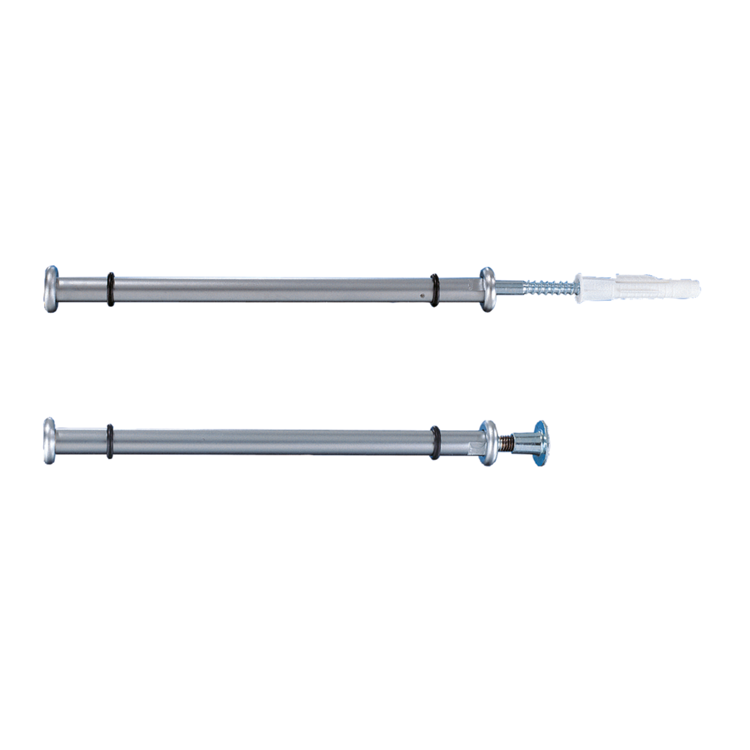 Stangdrager inox l.20 cm + plug