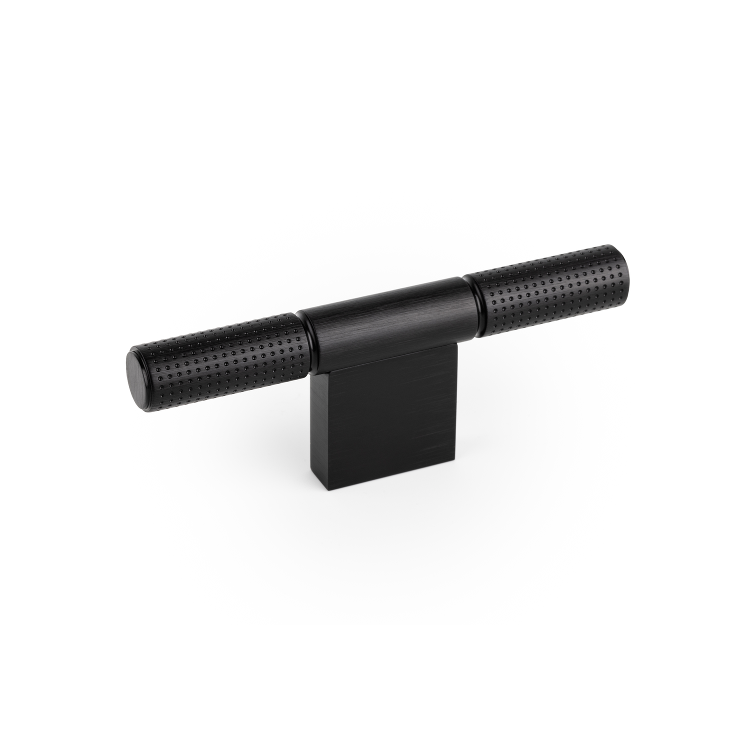 Greep POINT L110 aluminium geborsteld zwart