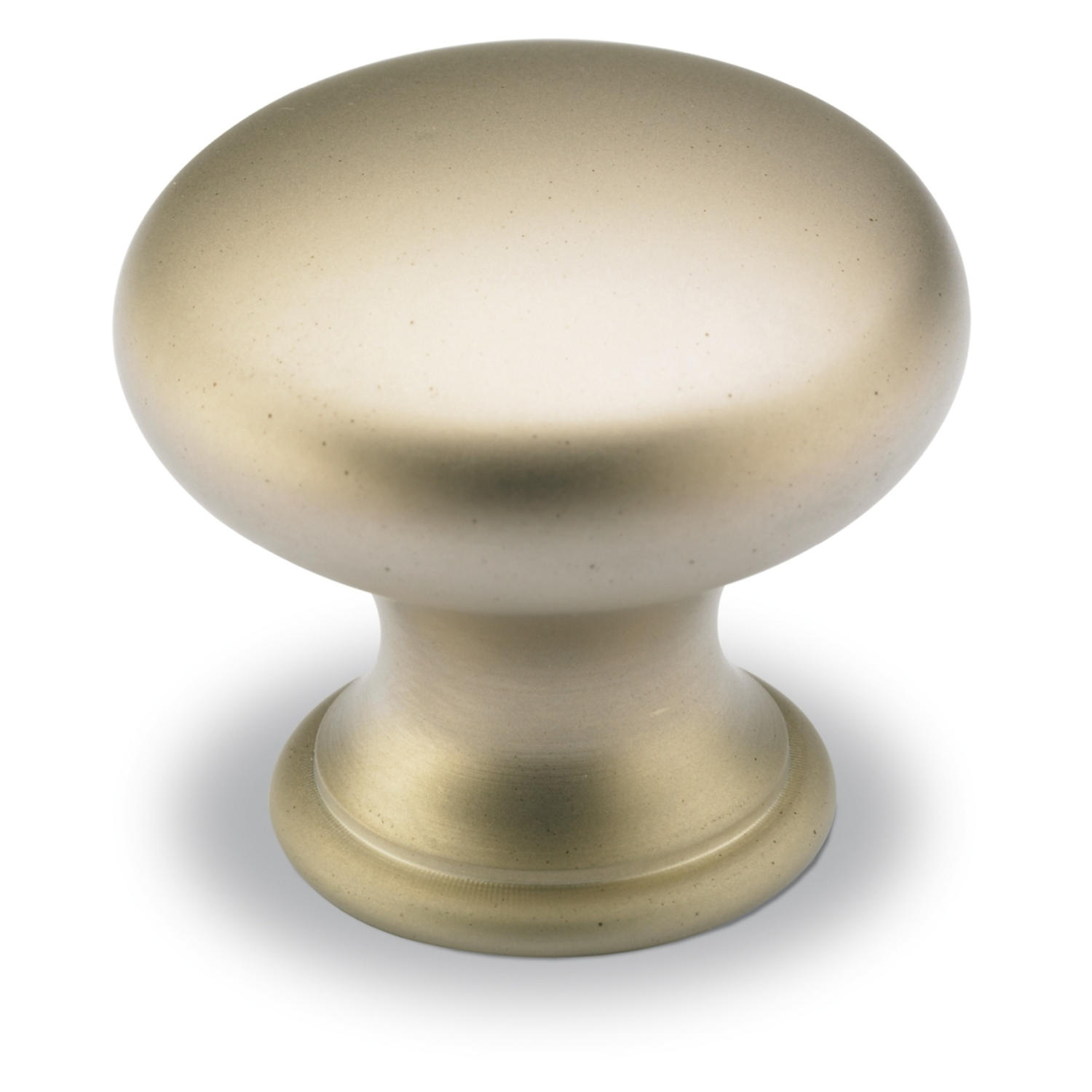 Knop Cirpi, H 27 mm, ø 30 mm, Mat vernikkeld