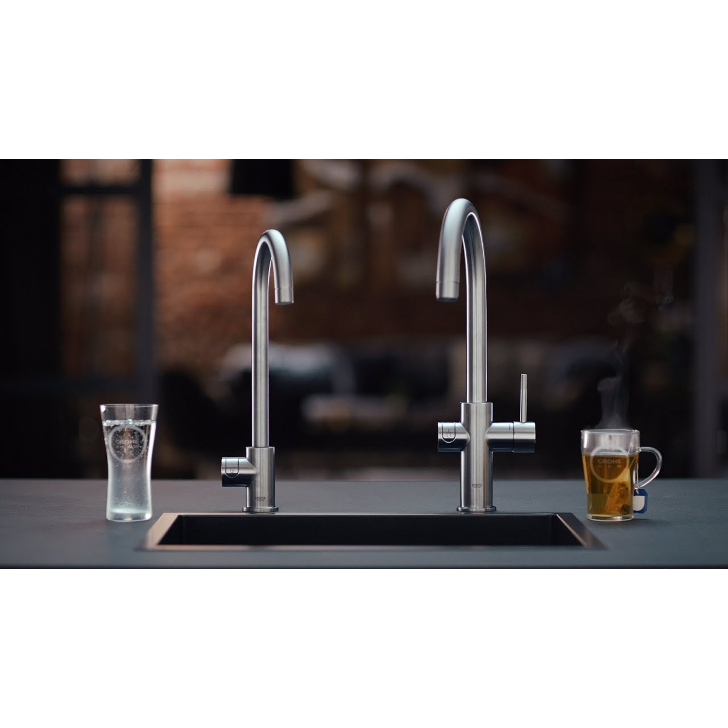 Grohe red duo-m starterkit c-uitloop supersteel