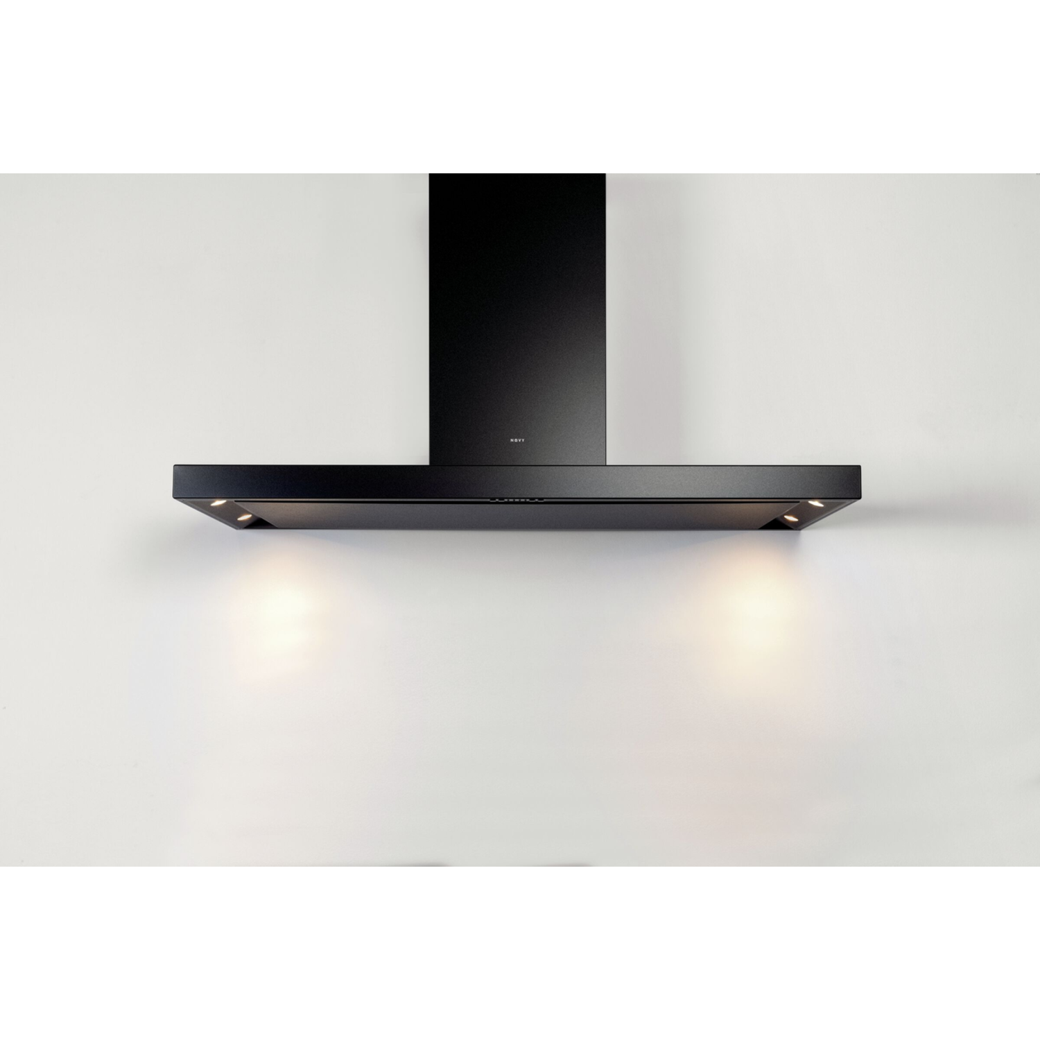 Novy Flatline 120 cm mineral black wanddampkap