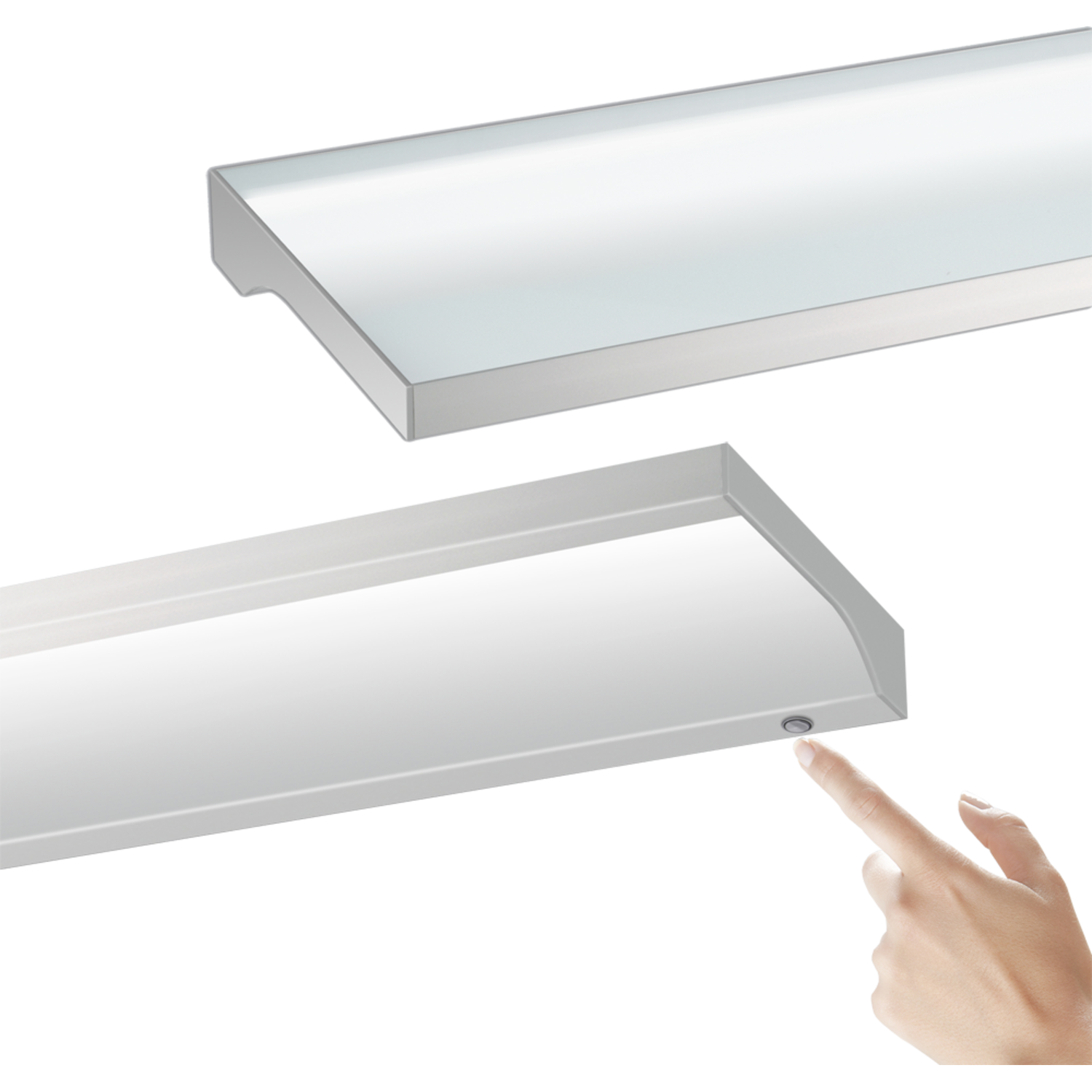 Teo Slim led glastablet 600mm 6,56W 3000K alu
