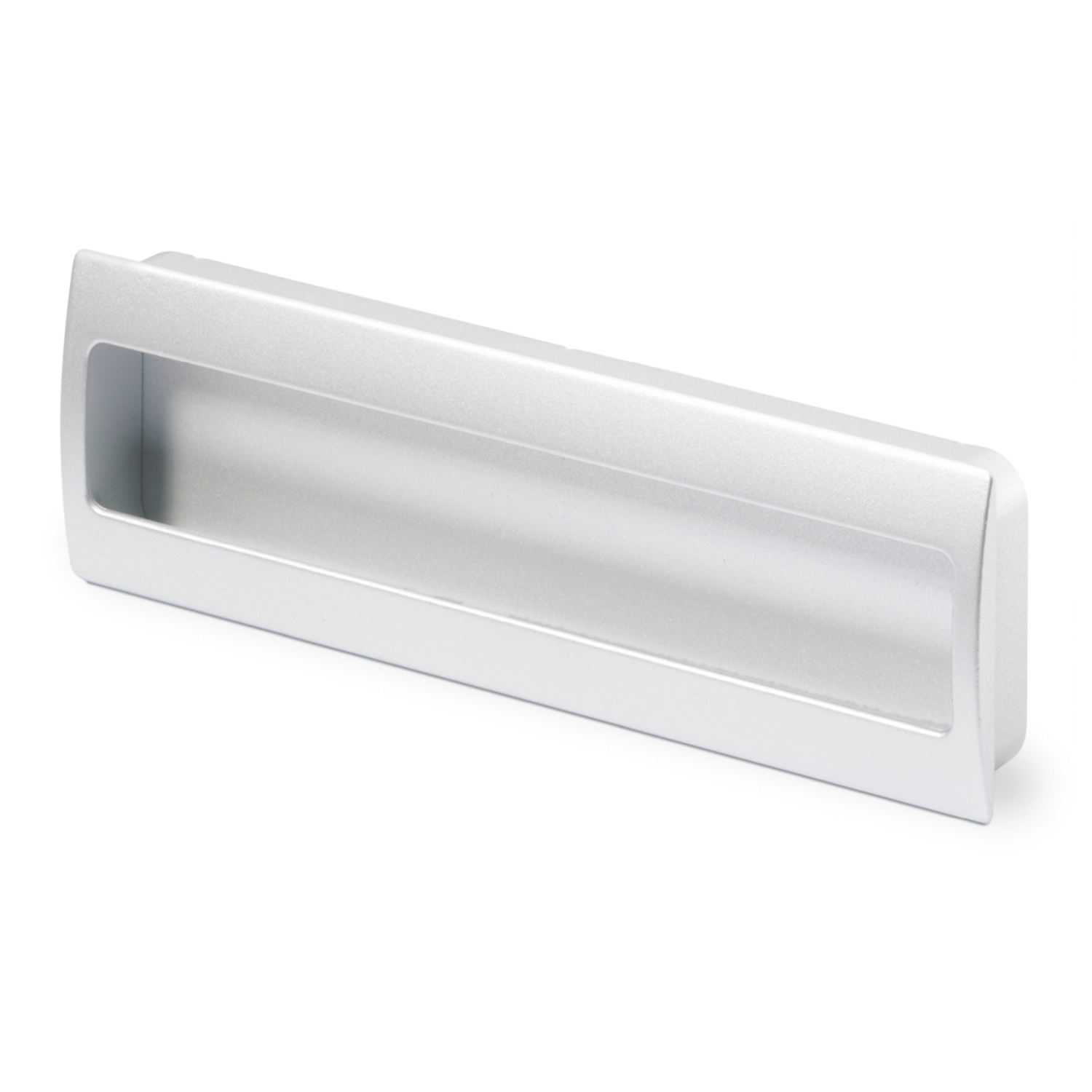 greep om in te laten Misnia, boorafstand 96, L 116 mm, B 54 mm, H 18.5 mm, Aluminiumkleurig