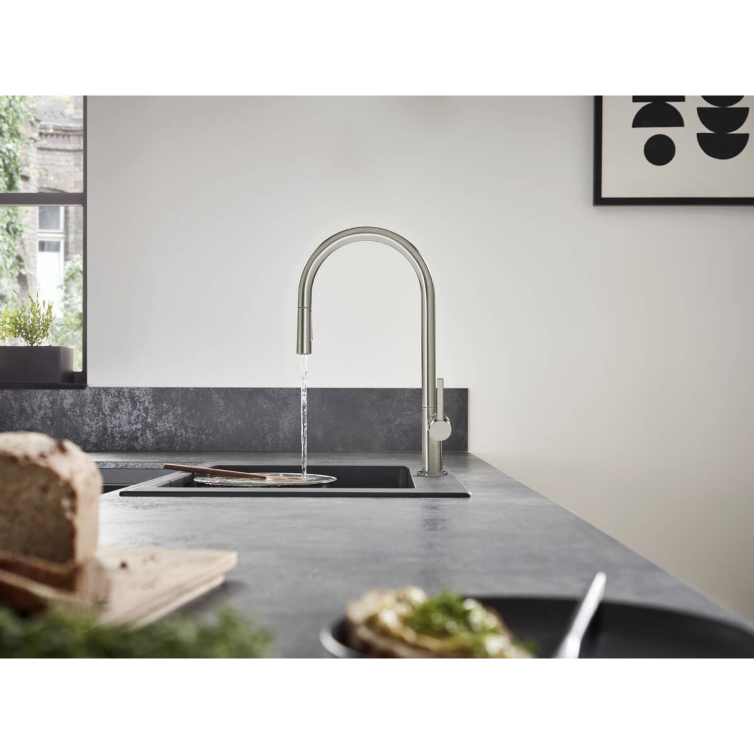 Hansgrohe Talis M549 sptm 210 2jet AZB RVS look