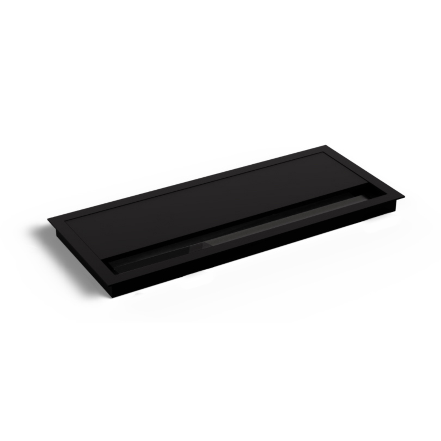 Kabeldoorvoer Exit zwart 100x240x16mm+deksel