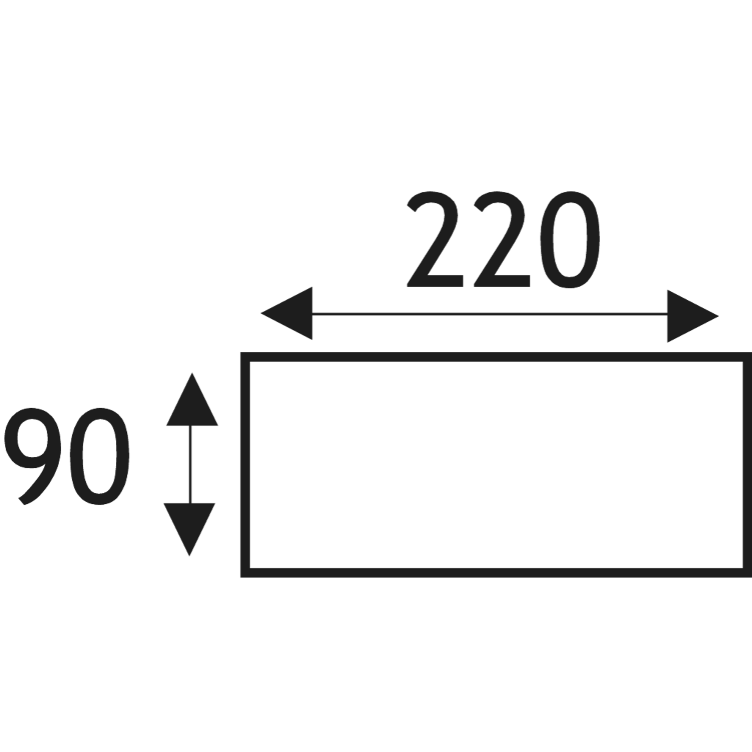 System 220 hoekadaptor 90°vlakkanaal- d125mm wit