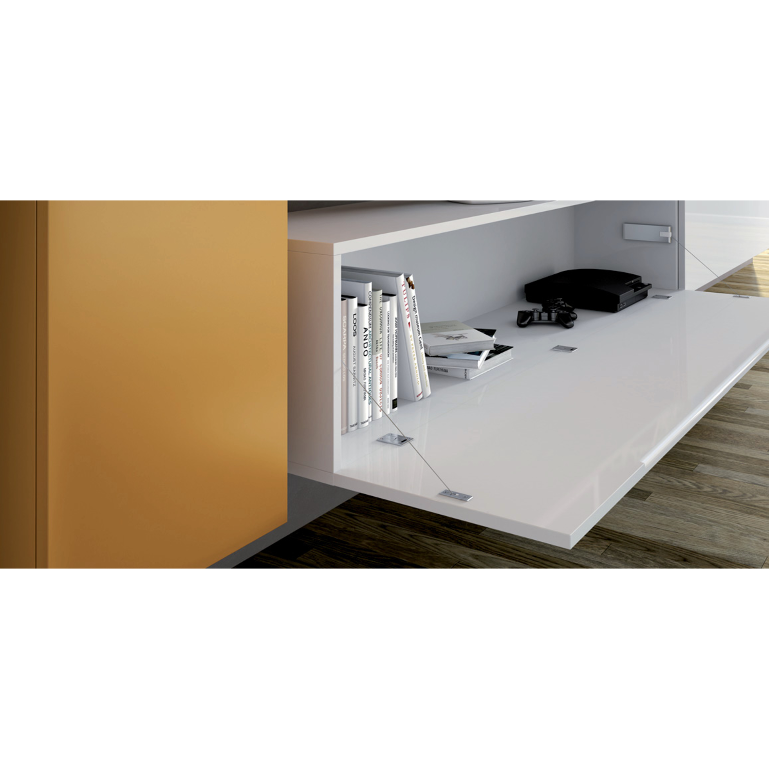 Link A262 valdeursysteem alu grijs finish