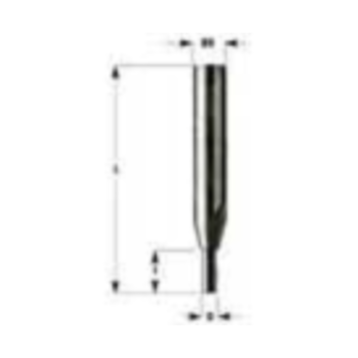 Rechte groeffrees z2 i=14 l=55 d=6