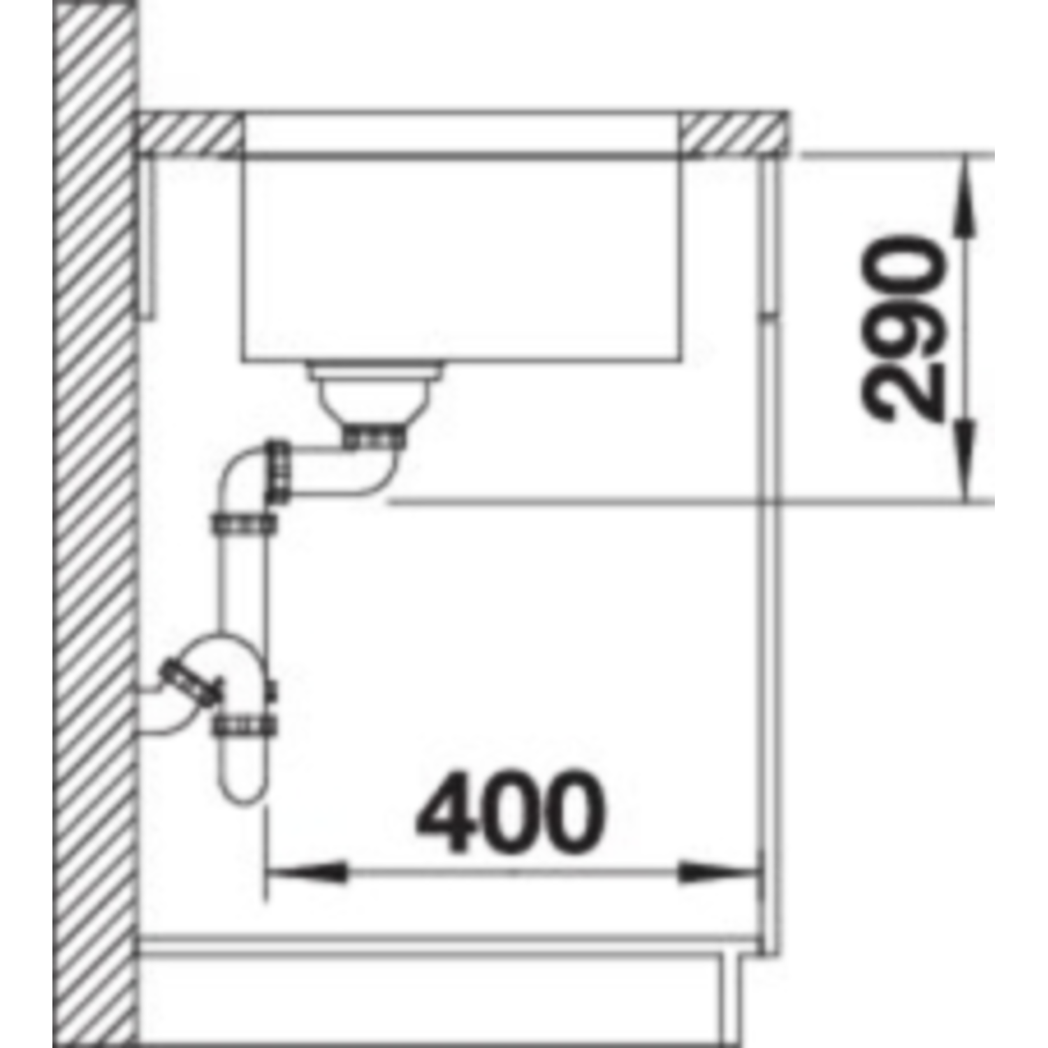 Blanco andano 400-u man